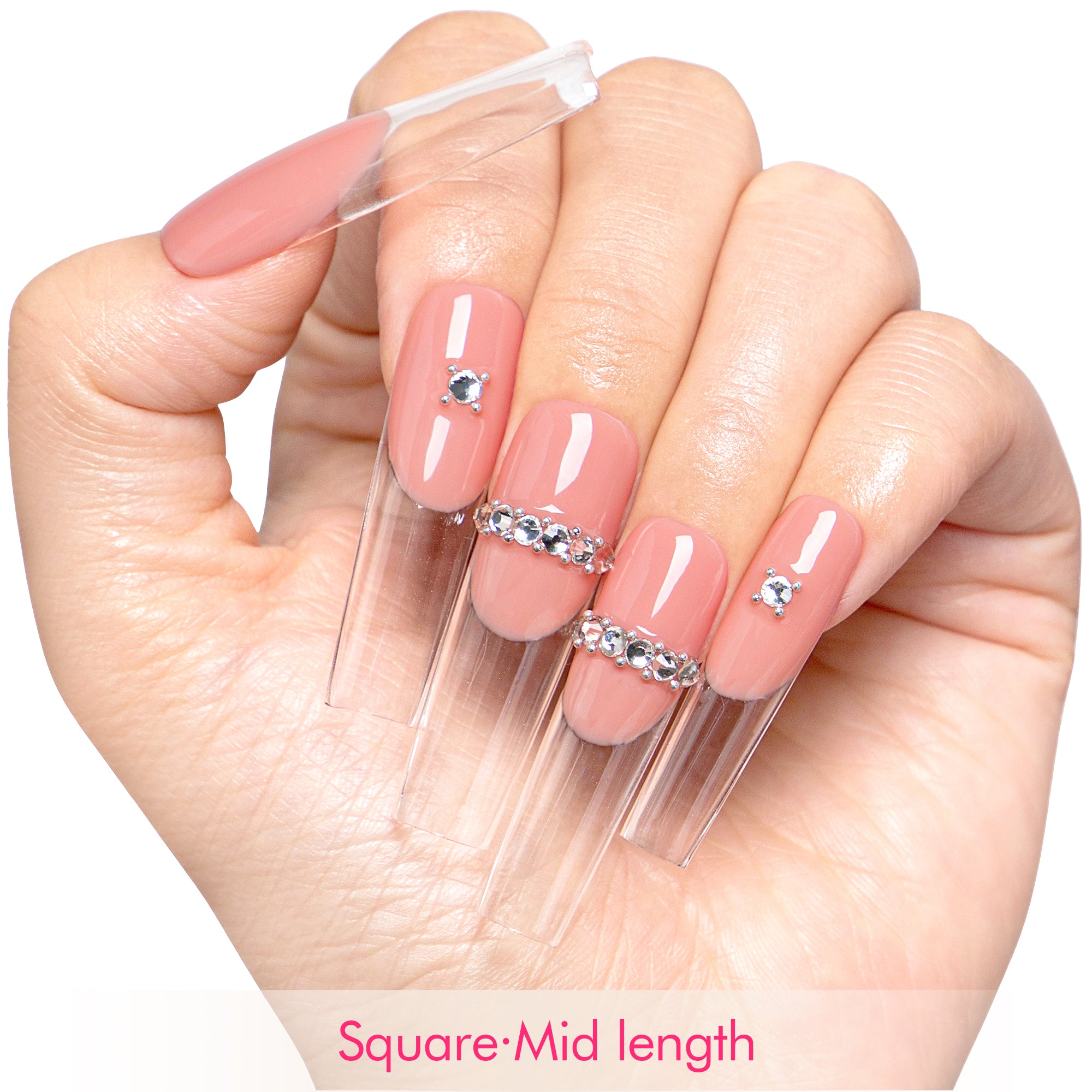 Transparent Soul Handmade Nails H396