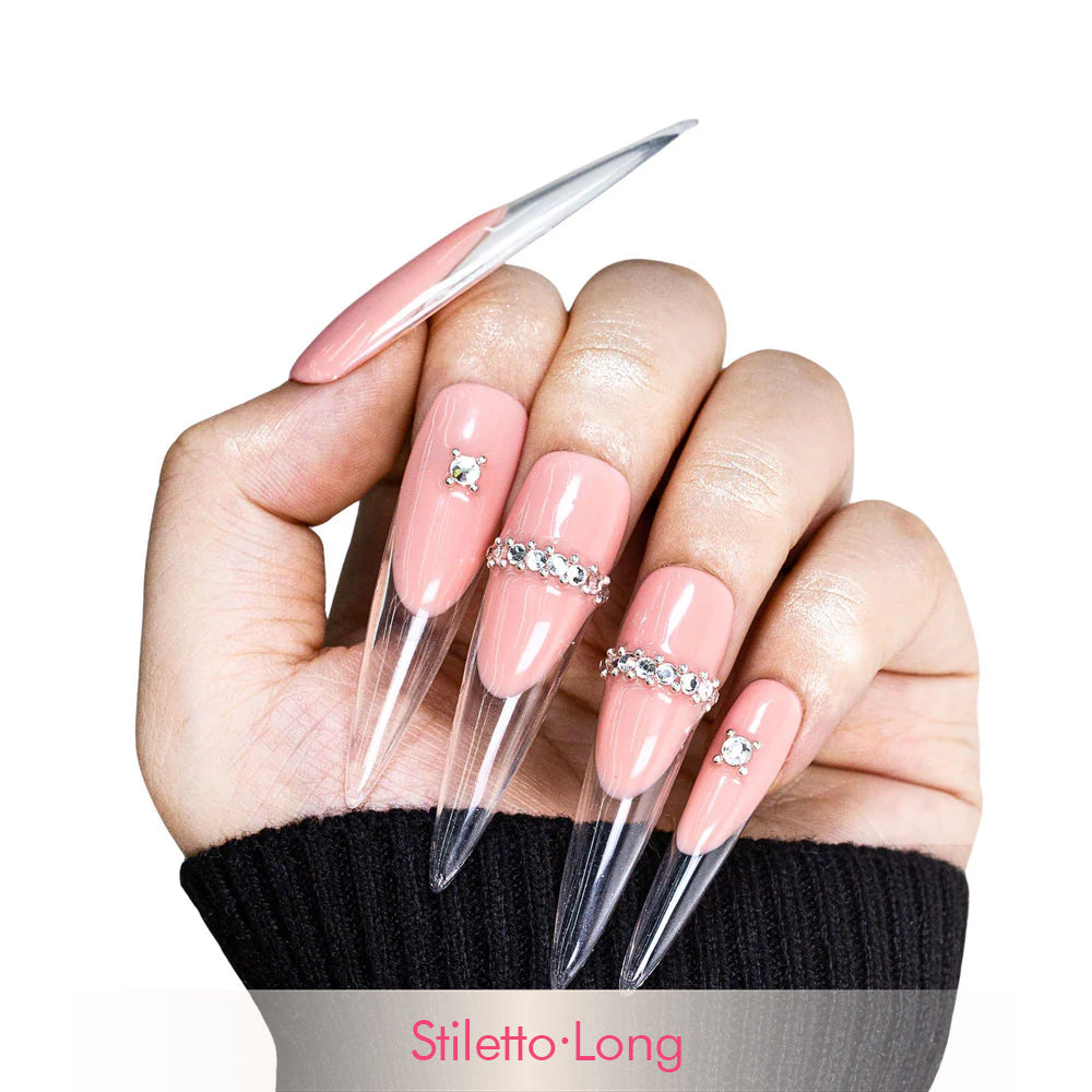 Transparent Soul Handmade Nails H396