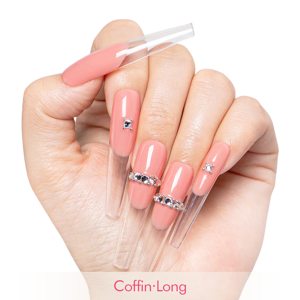 Transparent Soul Handmade Nails H396