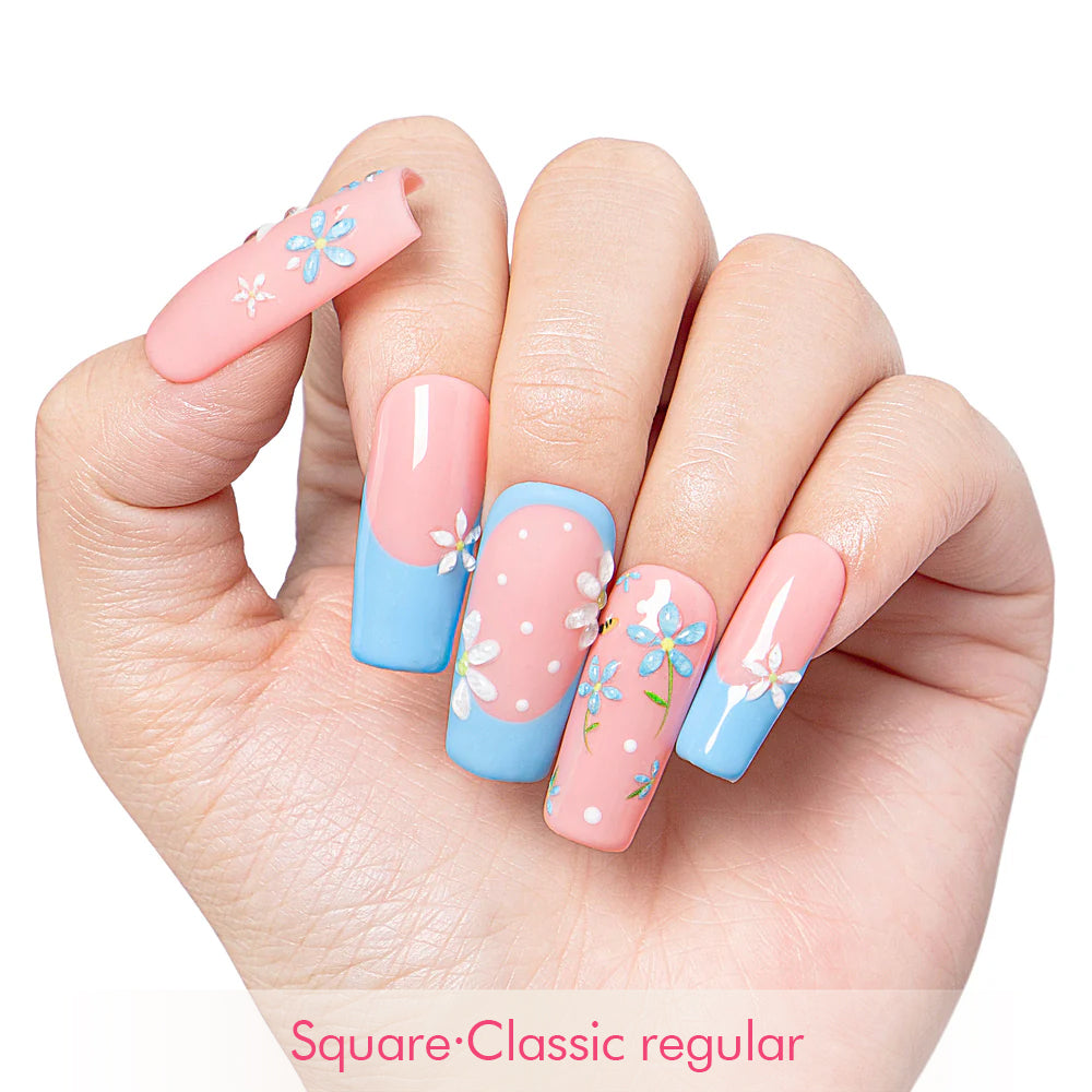 Daisy Delight Handmade Nails H403