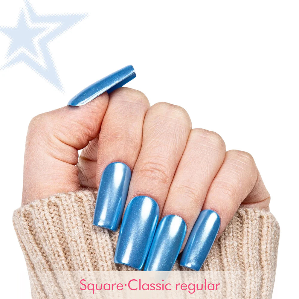 Electric Sky Handmade Nails H407