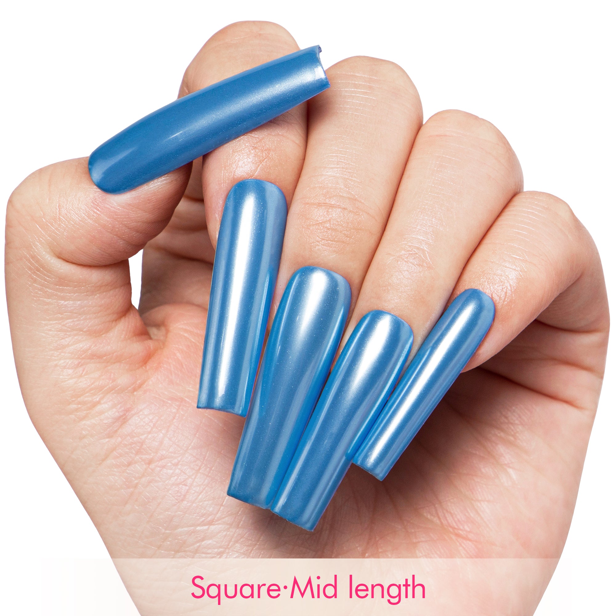 Electric Sky Handmade Nails H407
