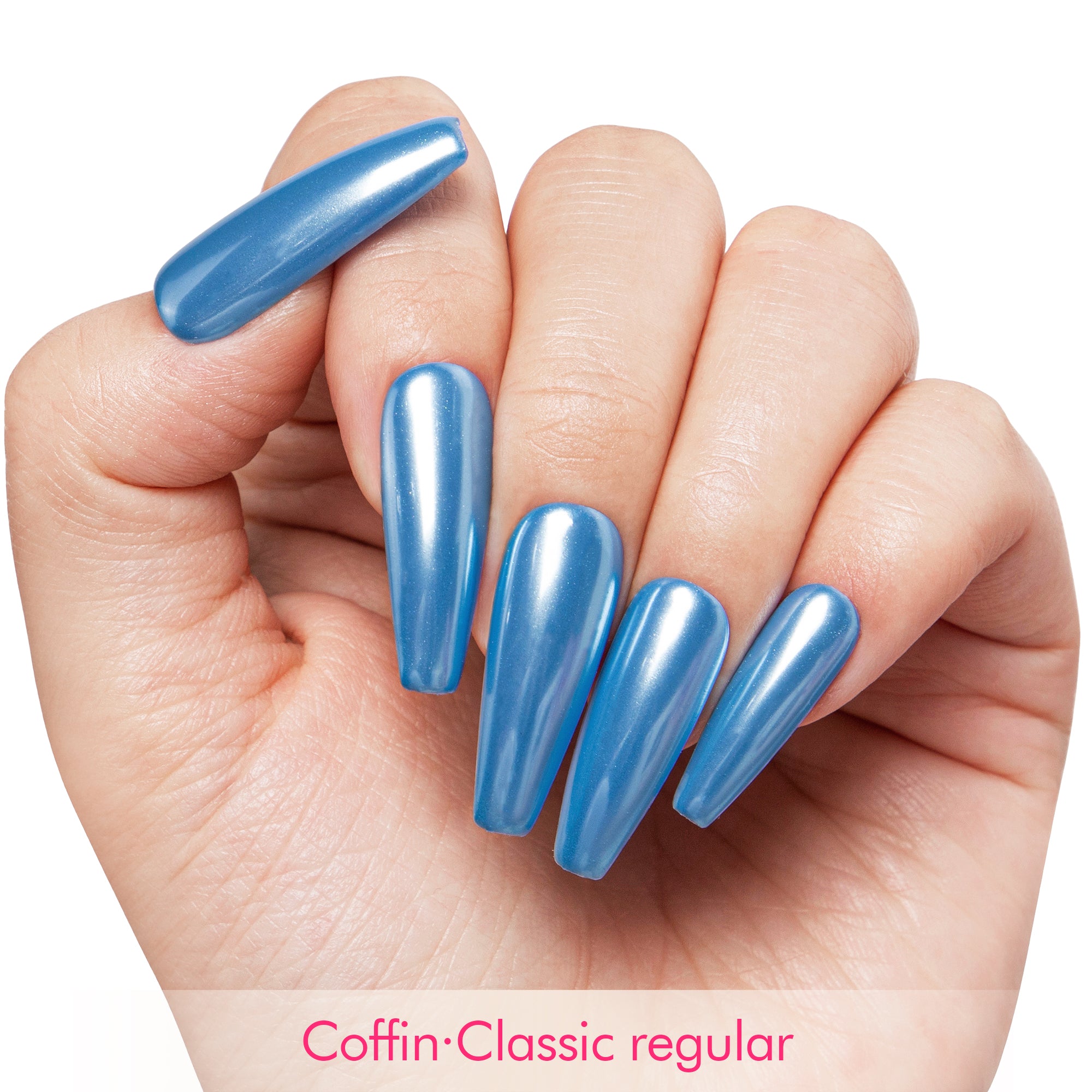 Electric Sky Handmade Nails H407