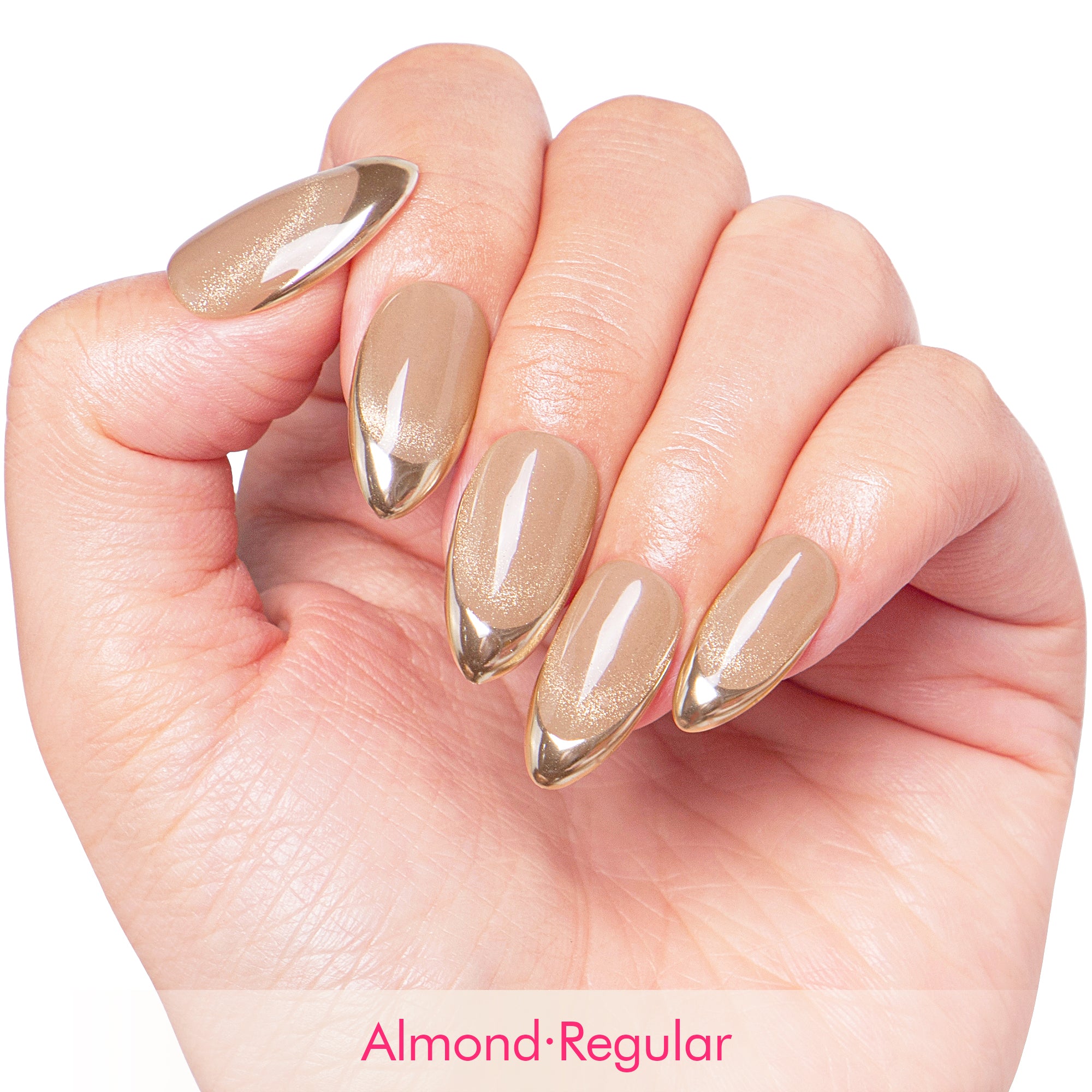 Golden Dusk Handmade Nails H409