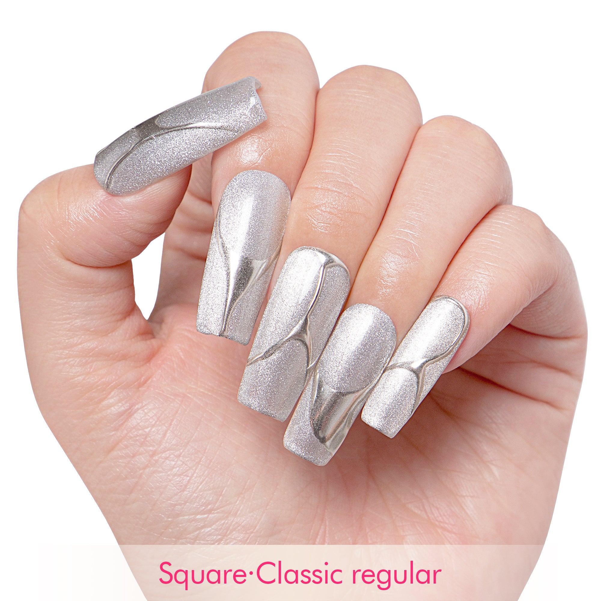 Lunar Storm Handmade Nails H410