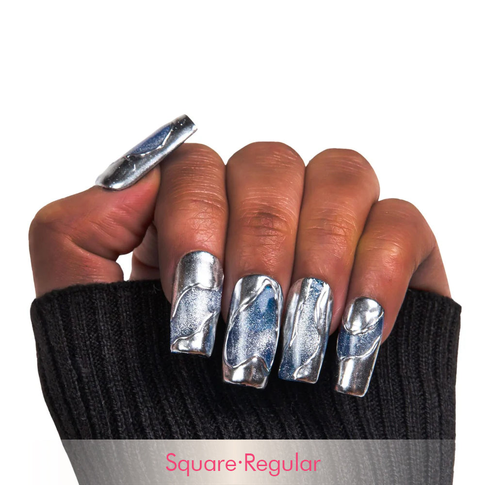 Galactic Armor Handmade Nails H412