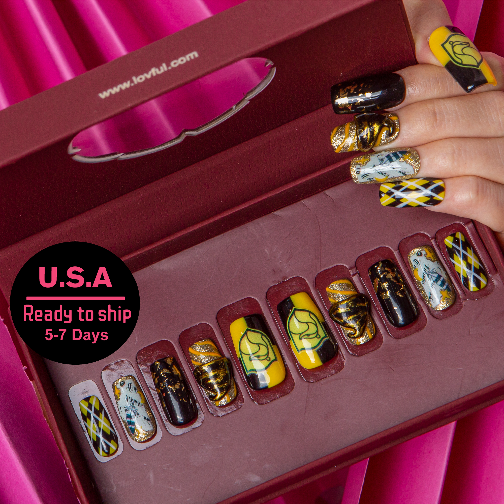House of Loyalty Handmade Nails H413 RTS