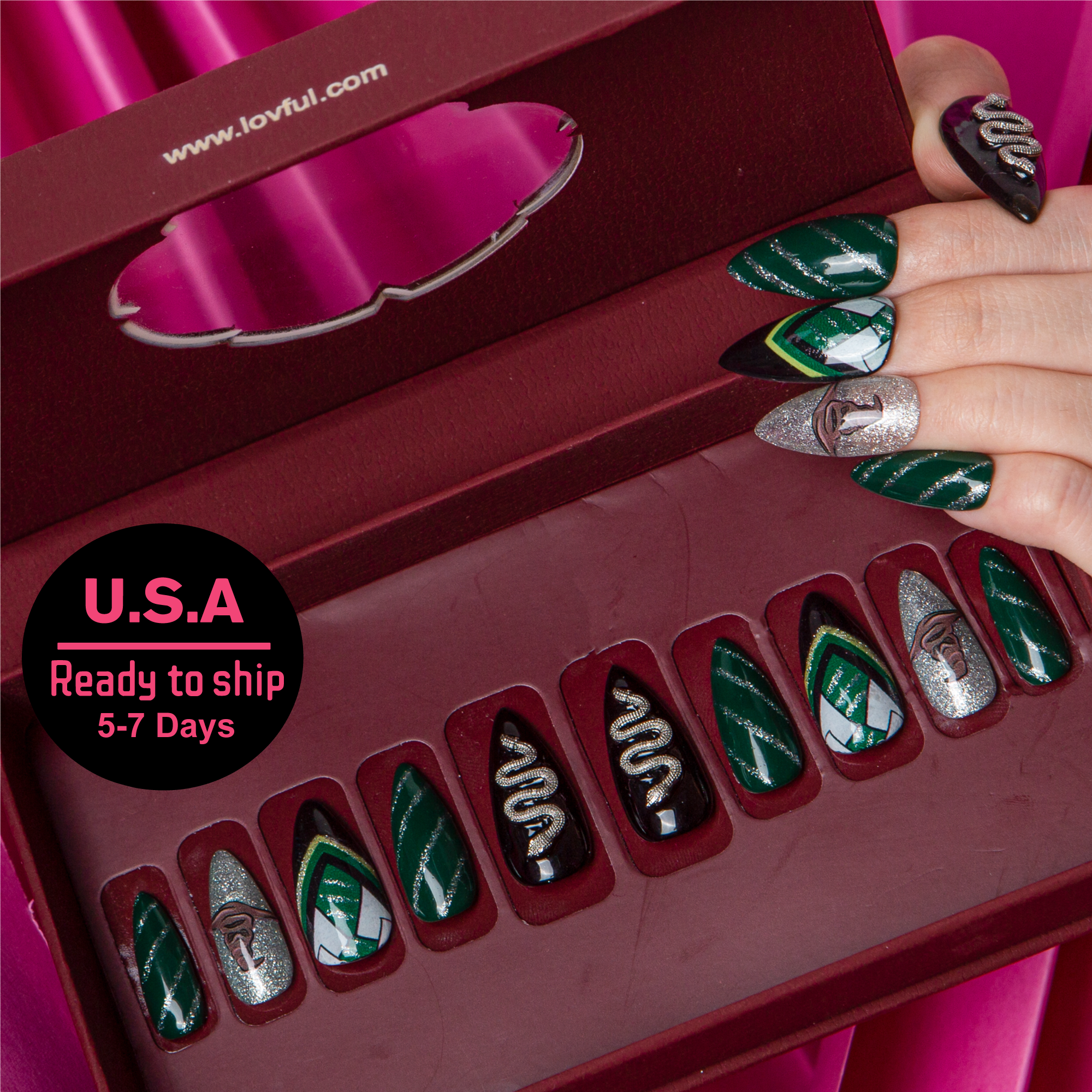 House of Ambition Handmade Nails H415 RTS