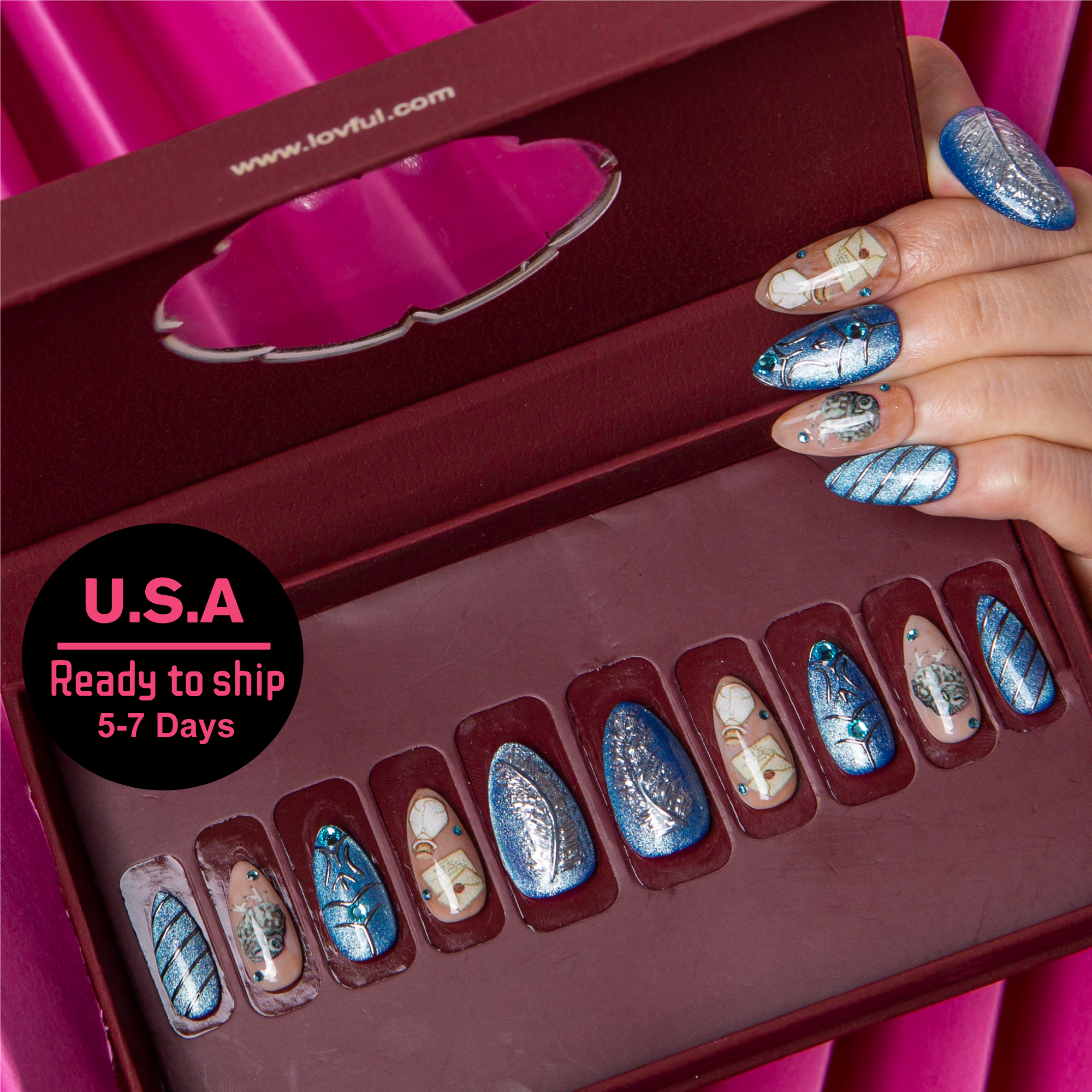House of Wisdom Handmade Nails H414 RTS