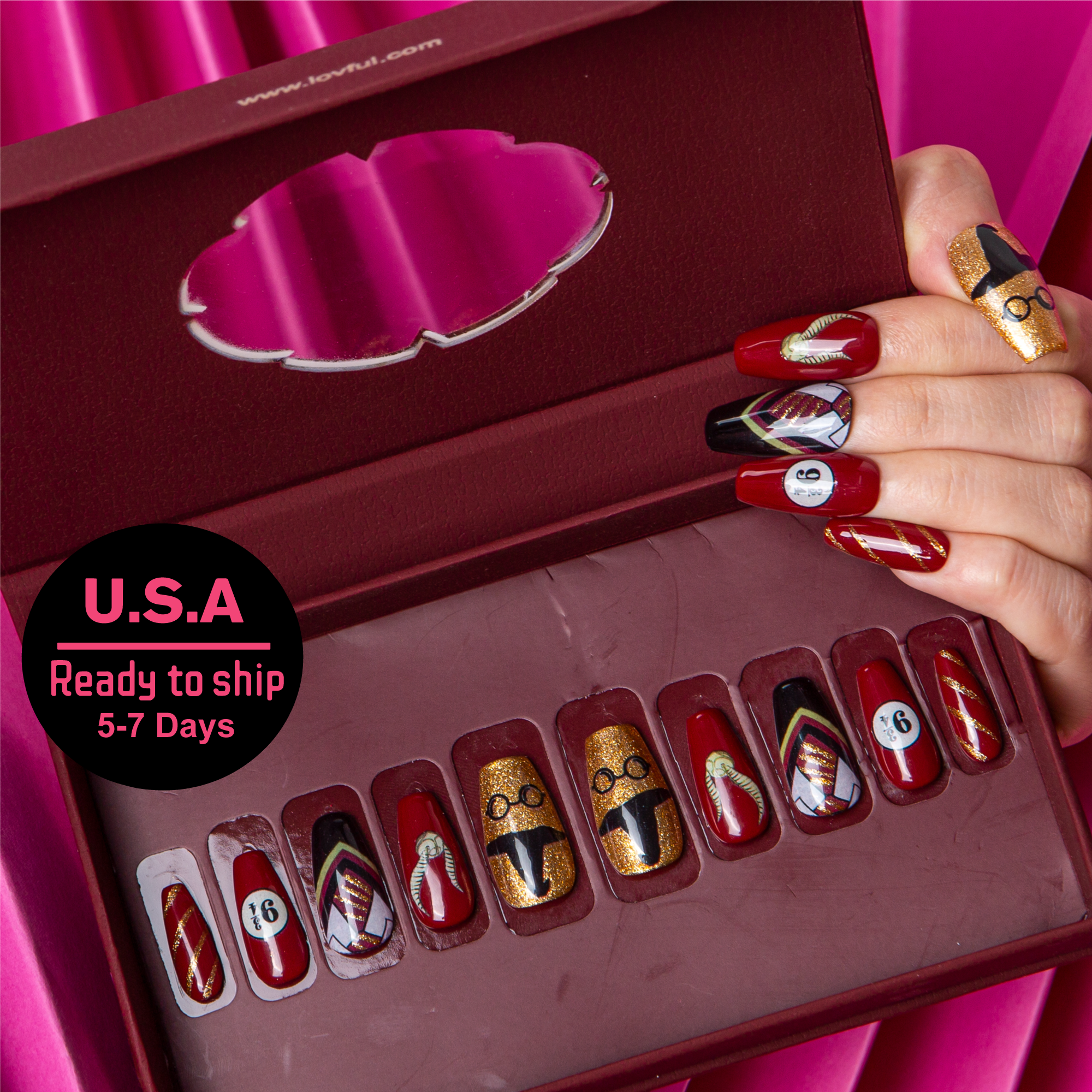 House of Daring Handmade Nails H416 RTS