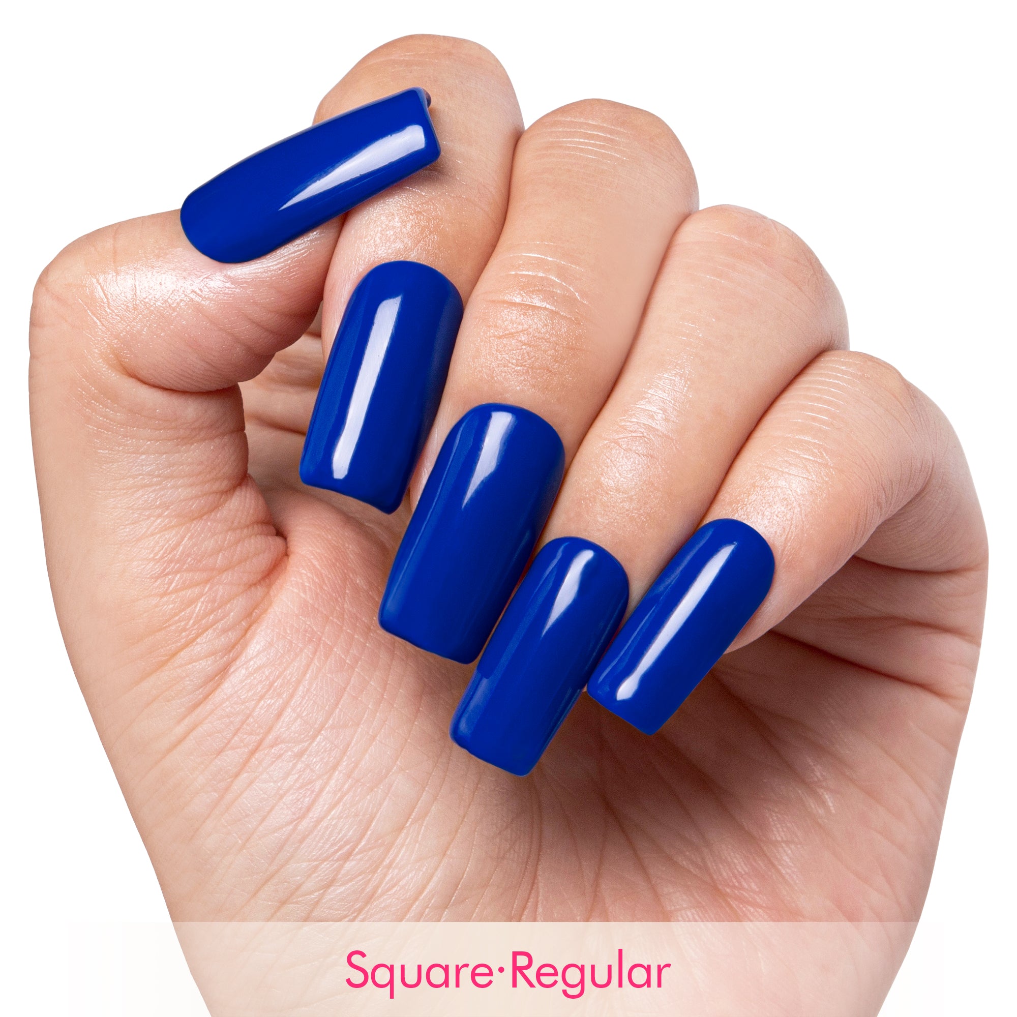 Blue Royalty Handmade Press on Nails H420