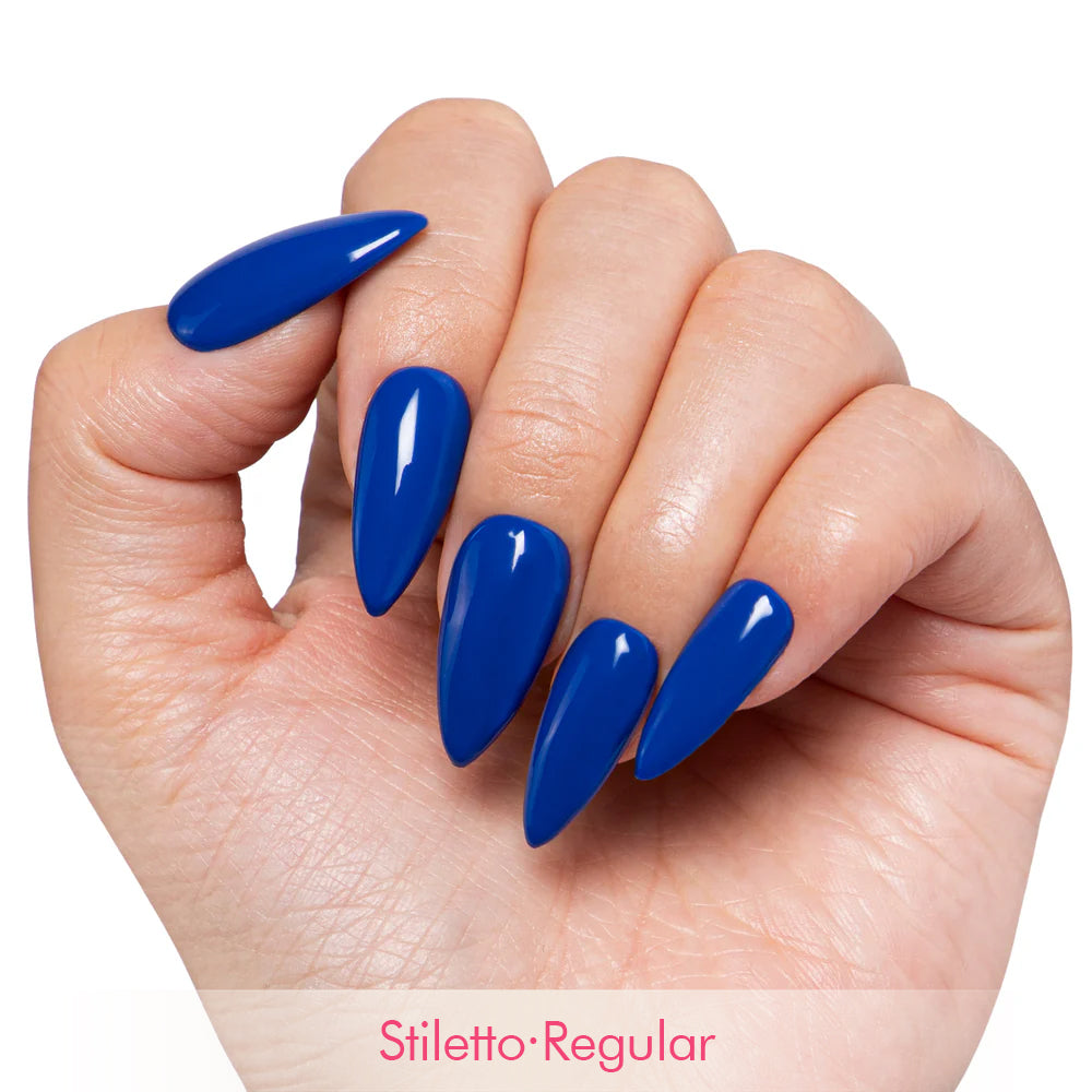 Blue Royalty Handmade Press on Nails H420
