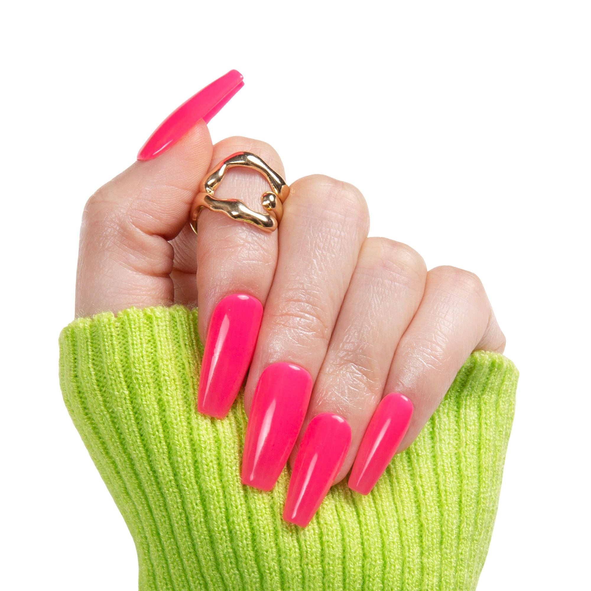 Hot Barbie Handmade Press on Nails H422