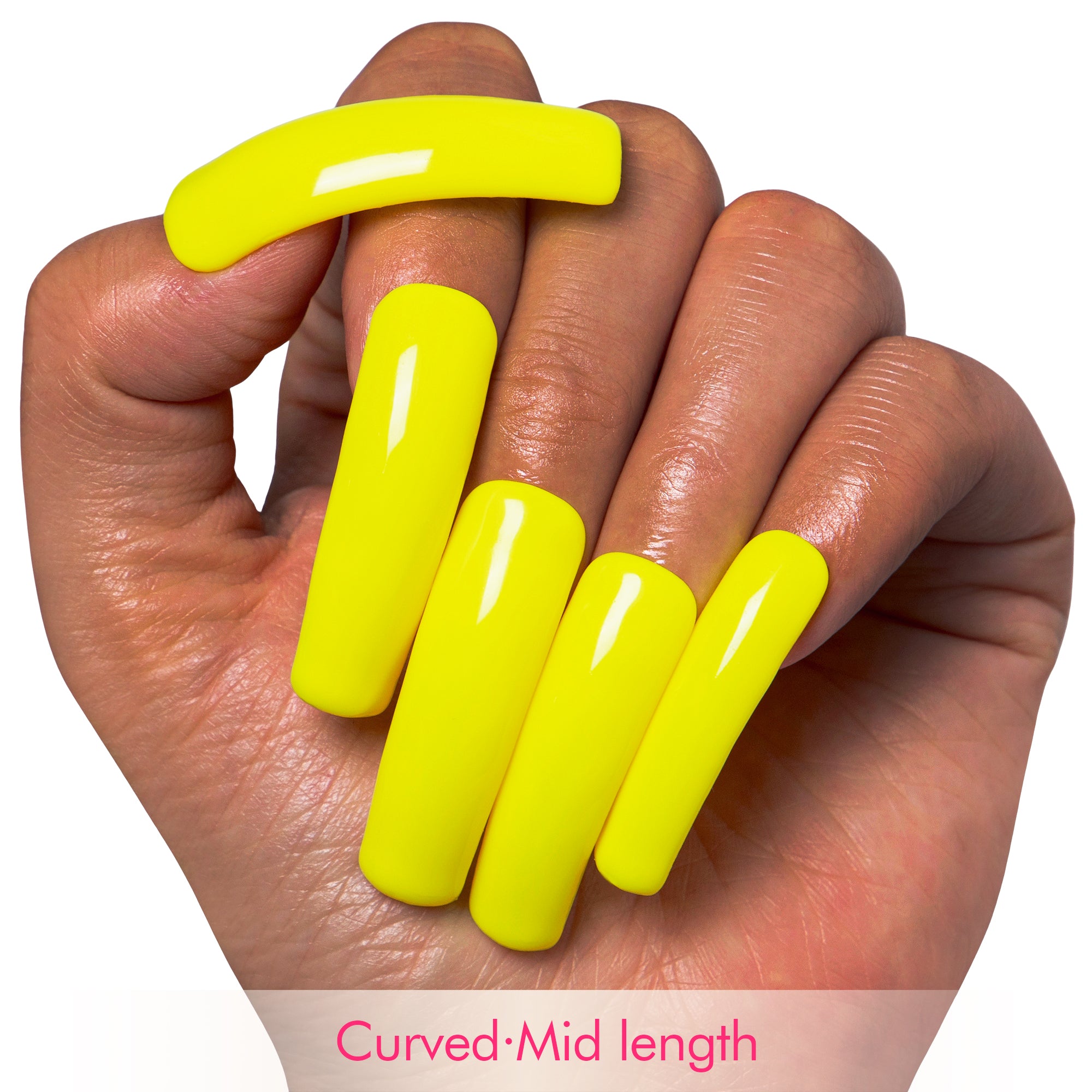 Sour Lemon Handmade Press on Nails H423