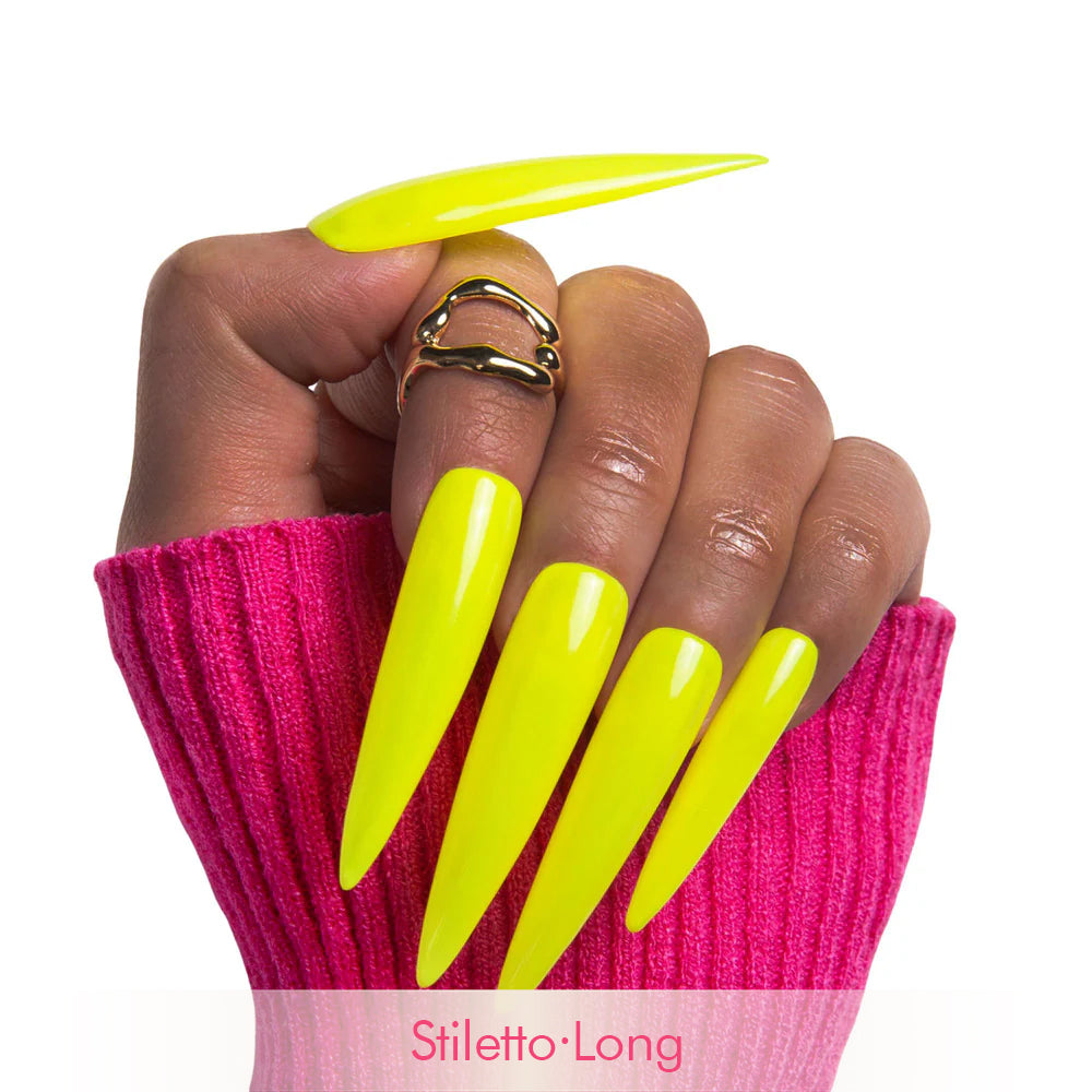 Sour Lemon Handmade Press on Nails H423