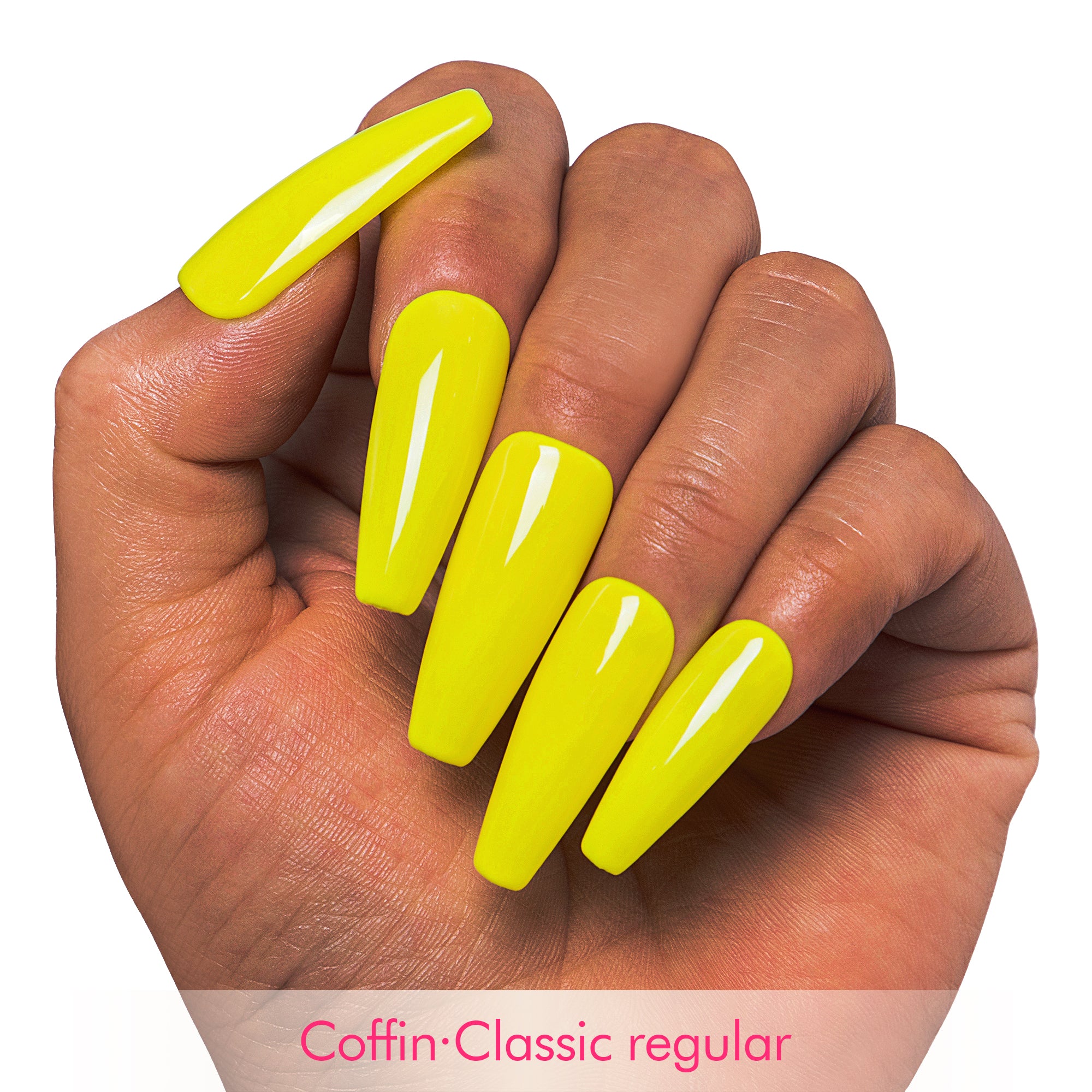 Sour Lemon Handmade Press on Nails H423