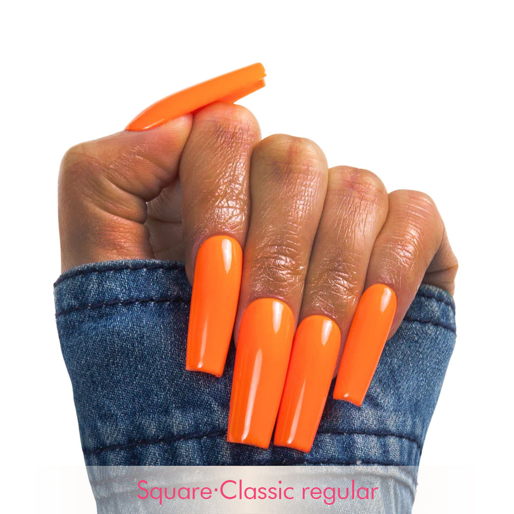 Neon Sunshine Handmade Press on Nails H425