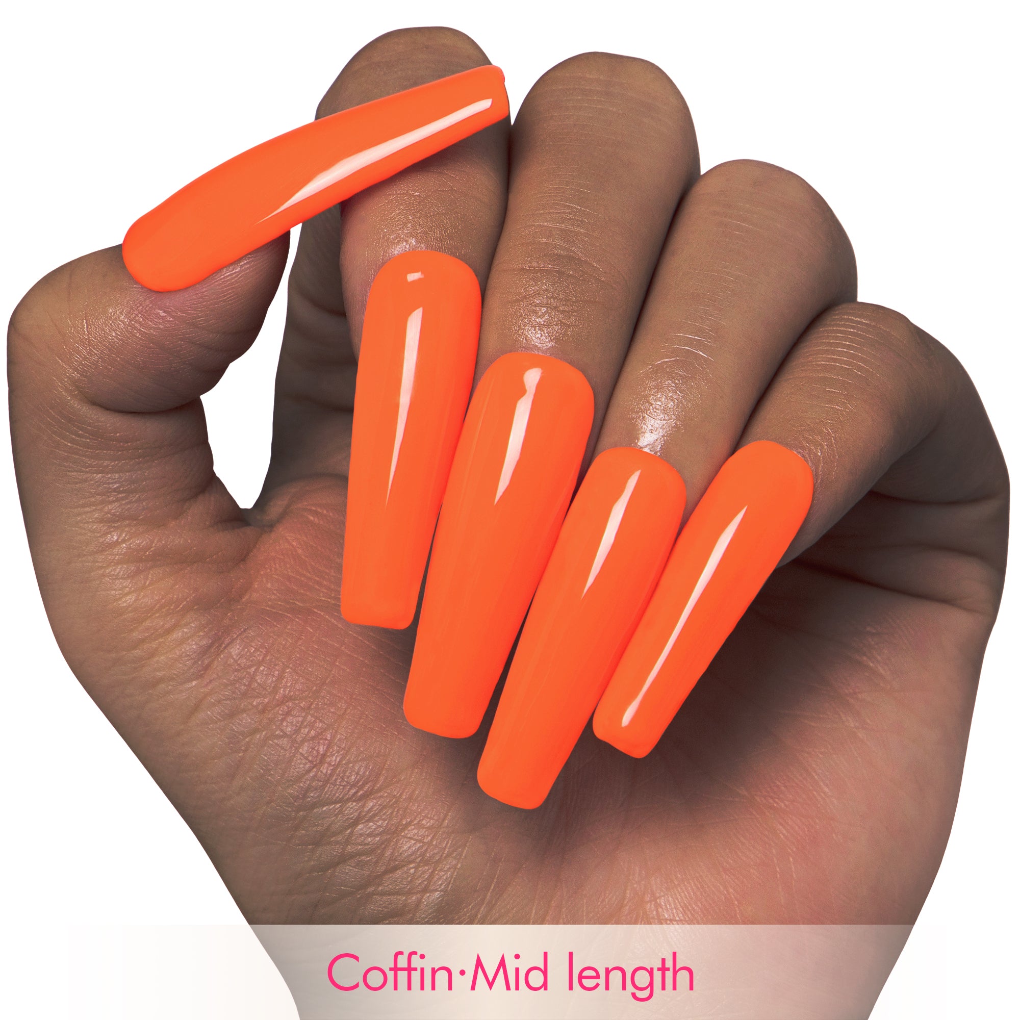 Neon Sunshine Handmade Press on Nails H425