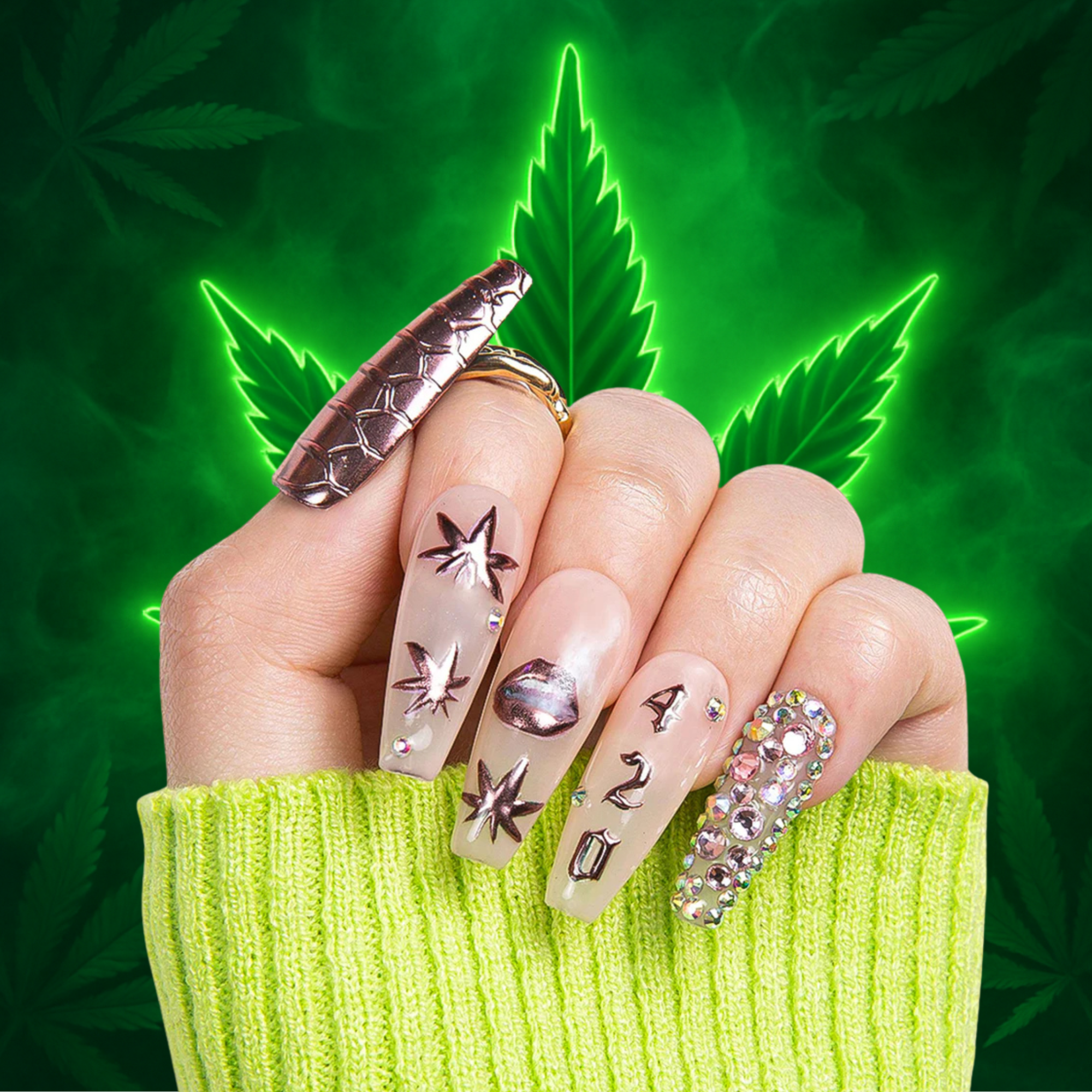 Mary Jane’s Jewels Handmade Nails H431