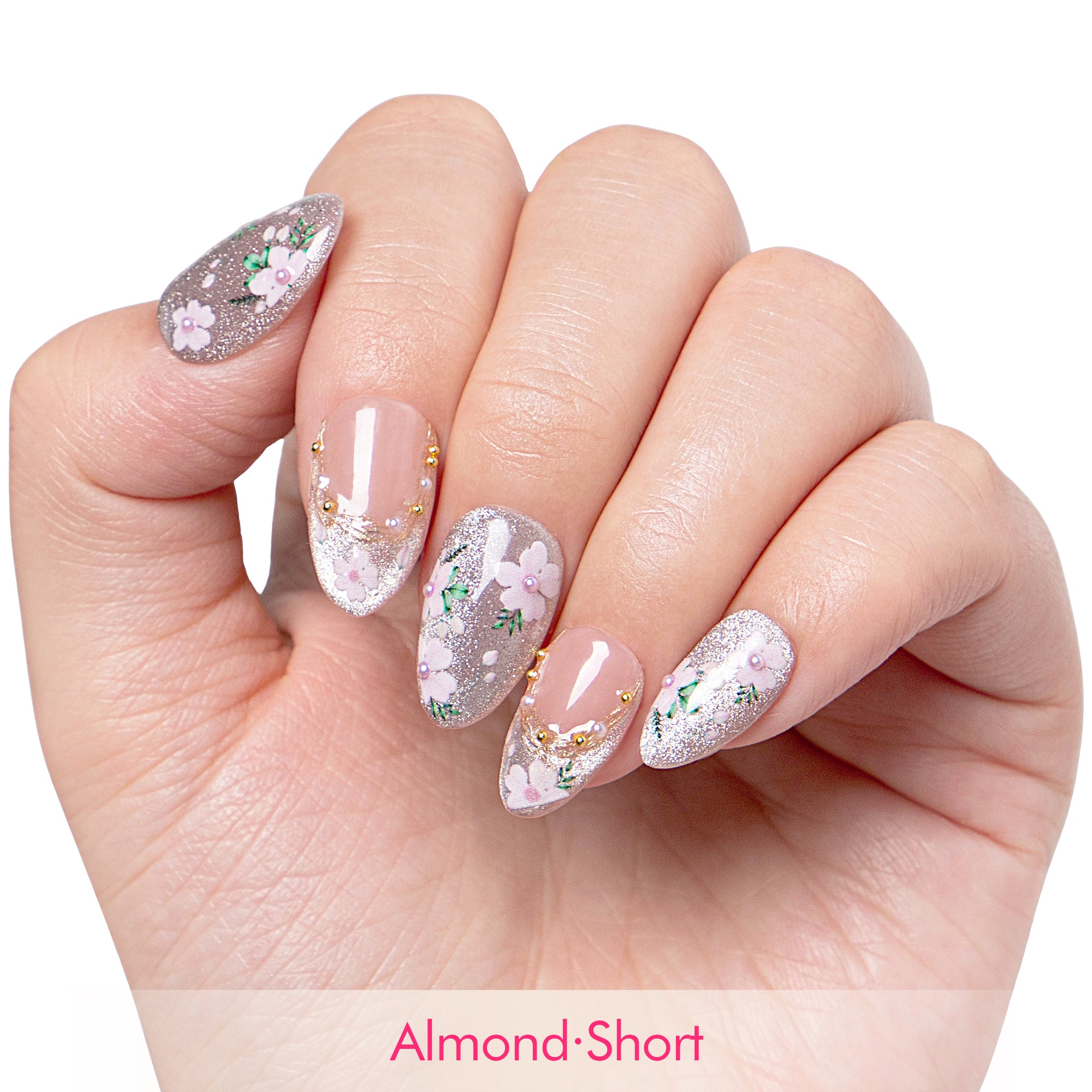 Petals Daydream Handmade Nails H437