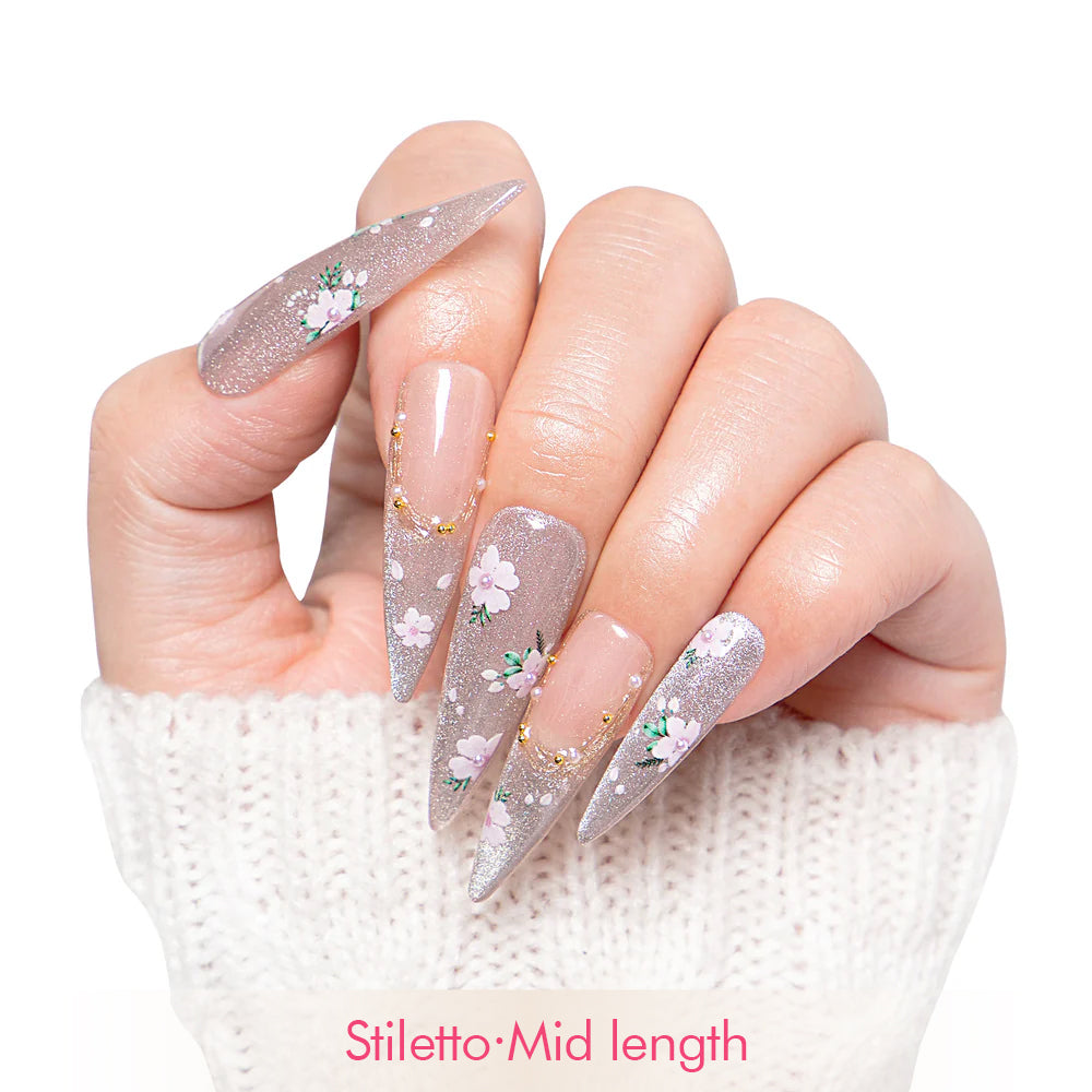 Petals Daydream Handmade Nails H437