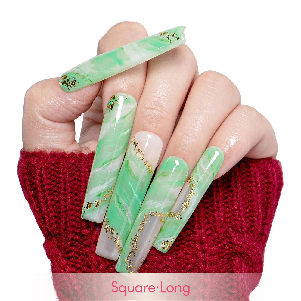 Imperial Jade Handmade Nails H445
