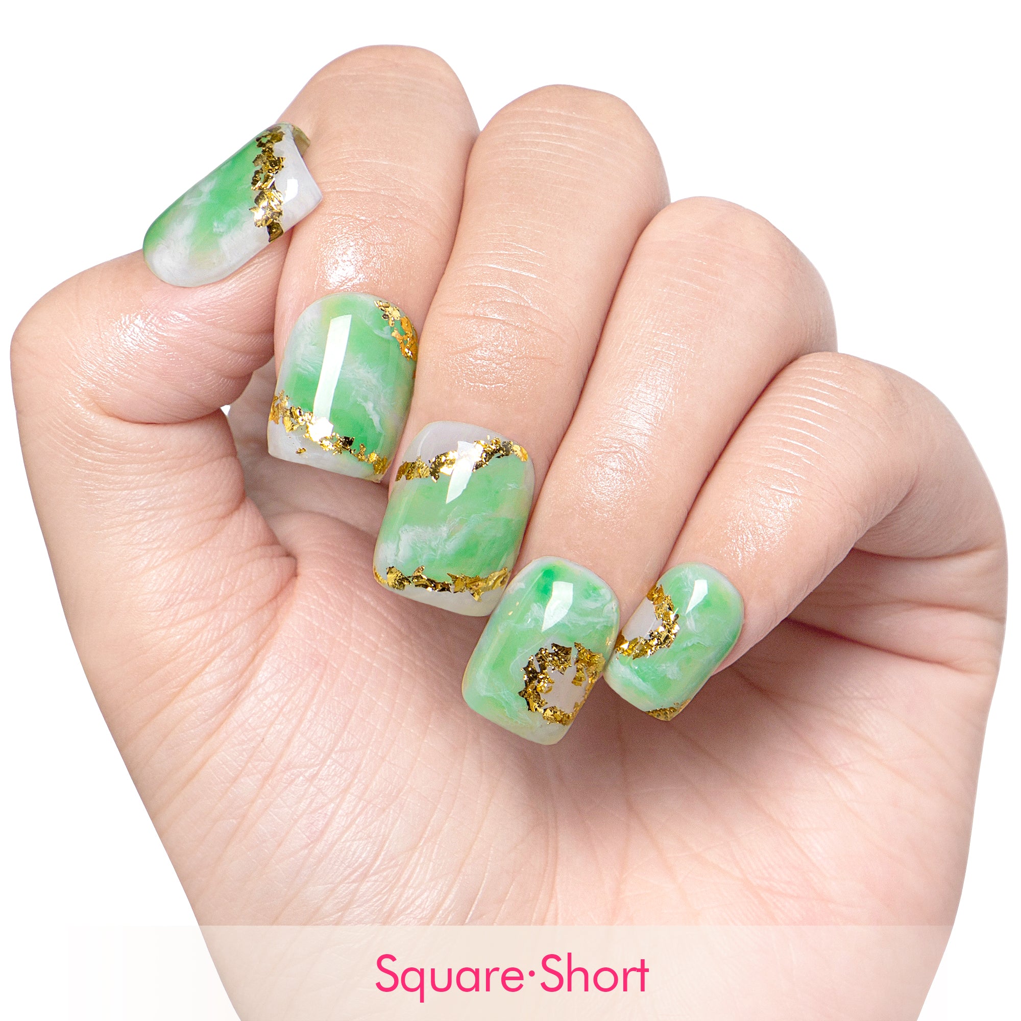 Imperial Jade Handmade Nails H445