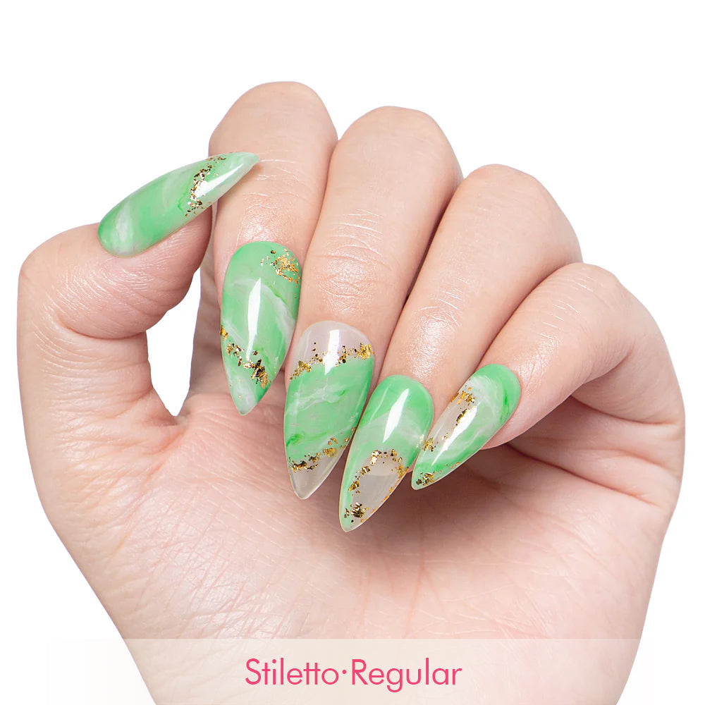 Imperial Jade Handmade Nails H445