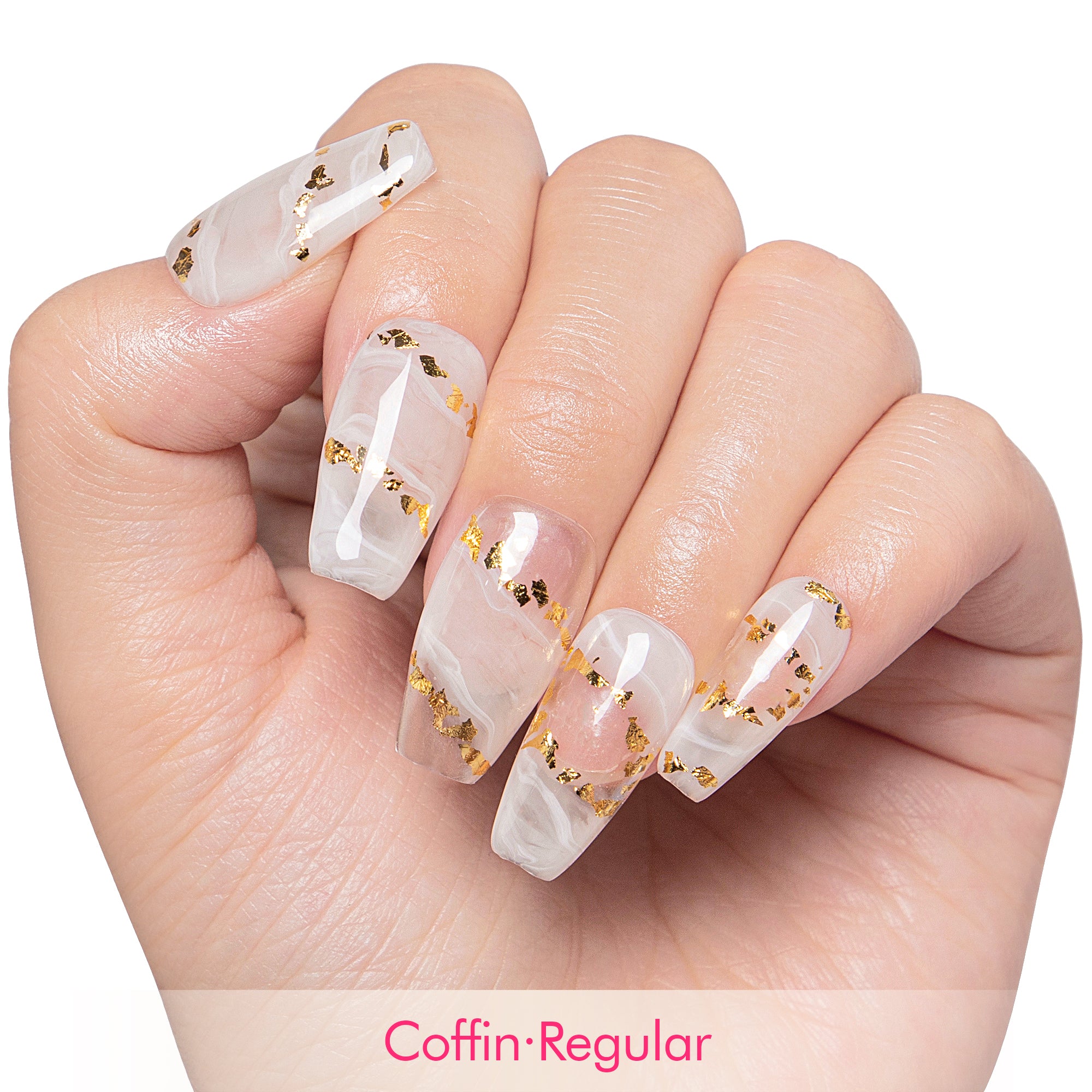 Gilded Mist Handmade Nails H447