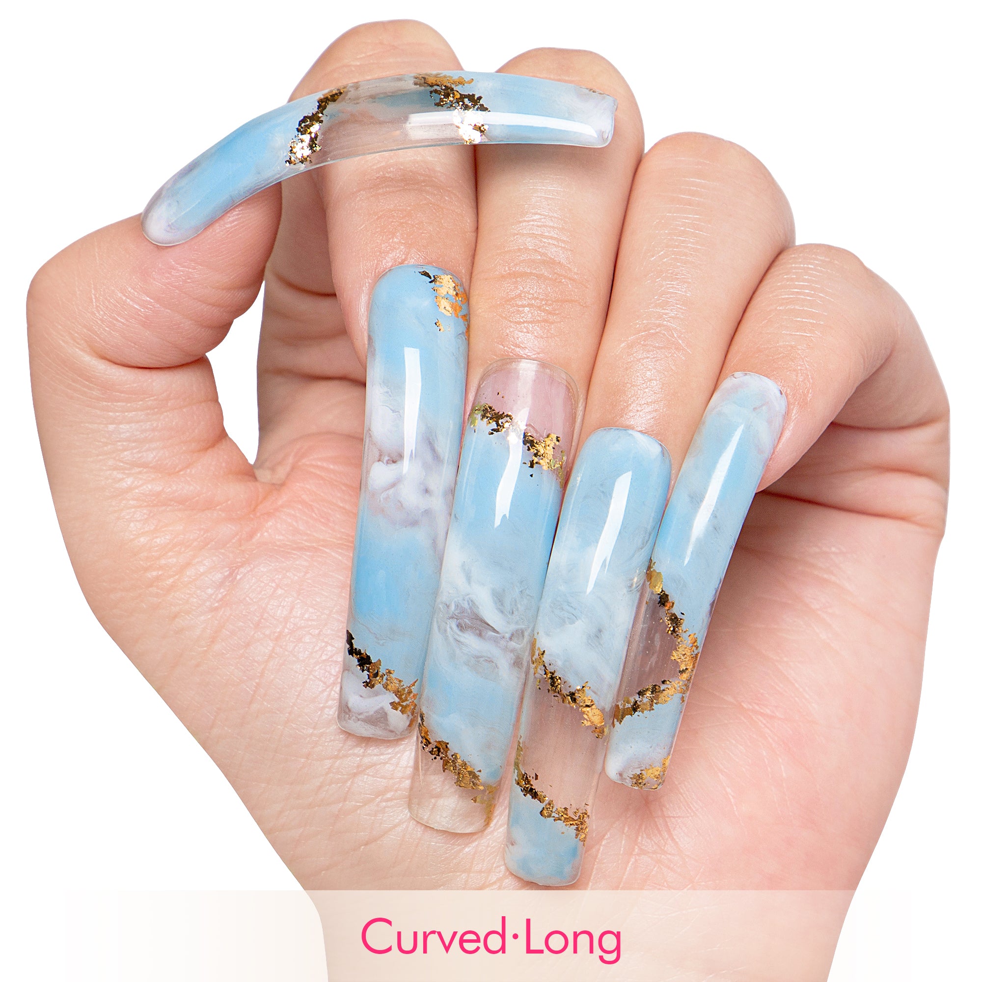 Celestial Sky Handmade Nails H449