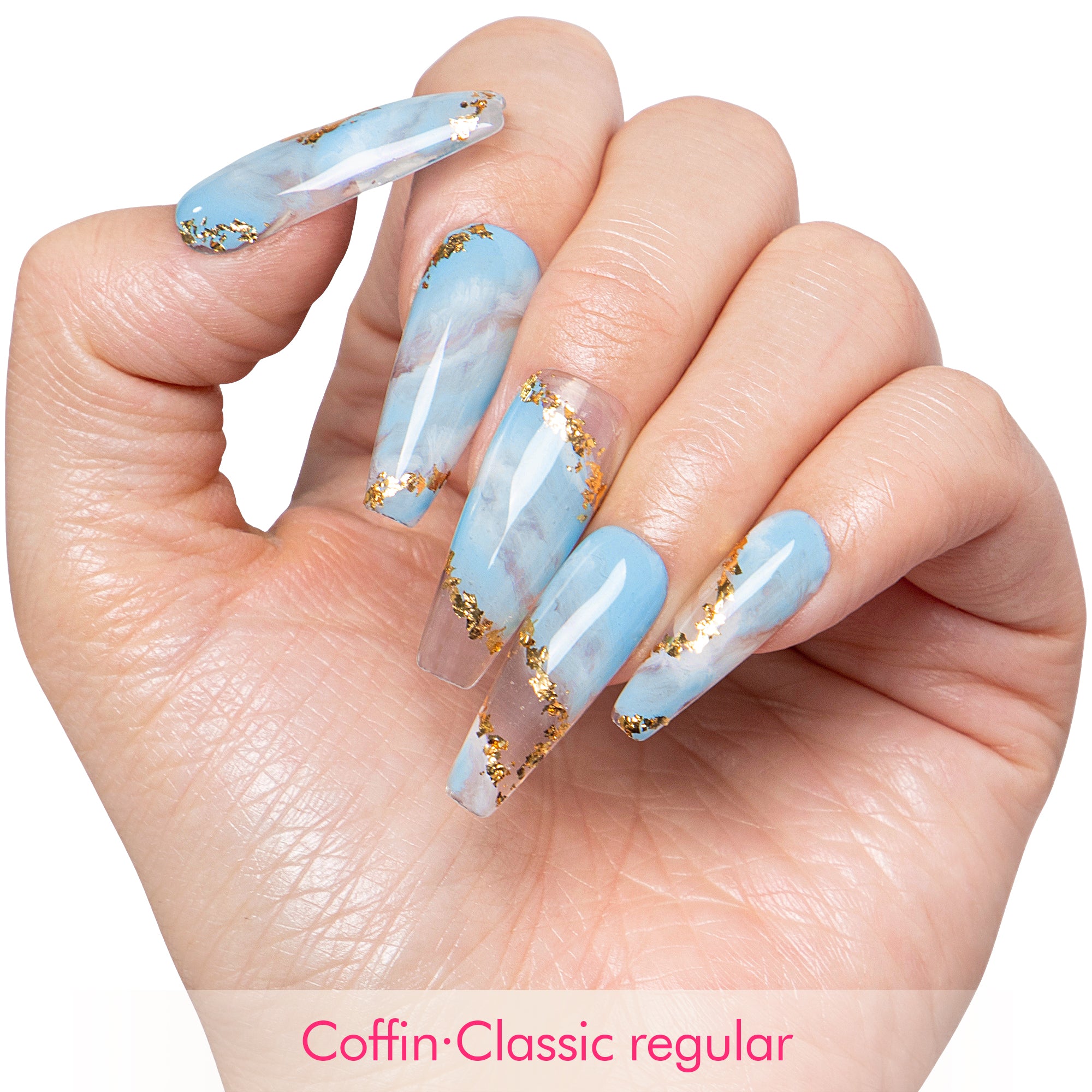 Celestial Sky Handmade Nails H449