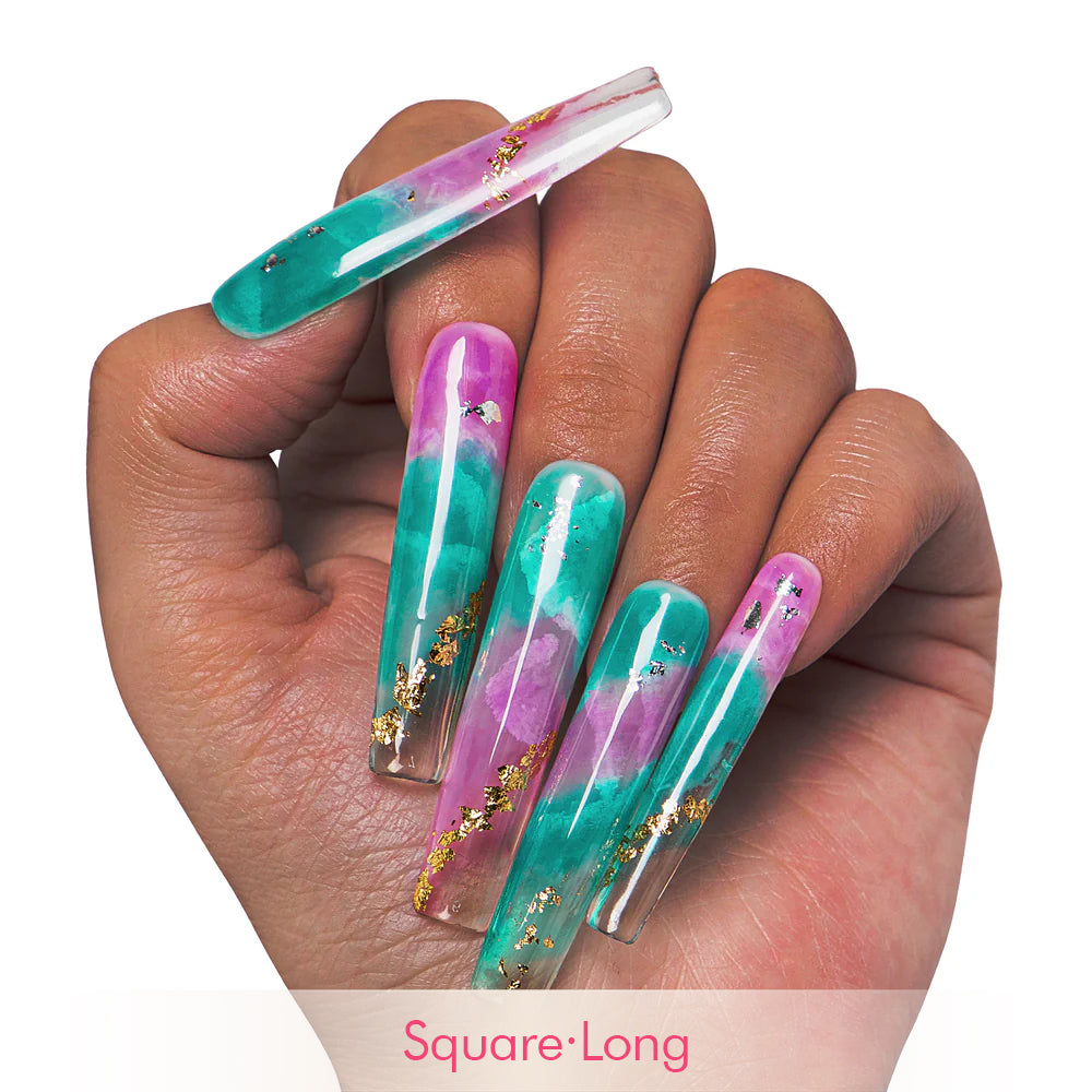 Mystic Amethyst Handmade Nails H450