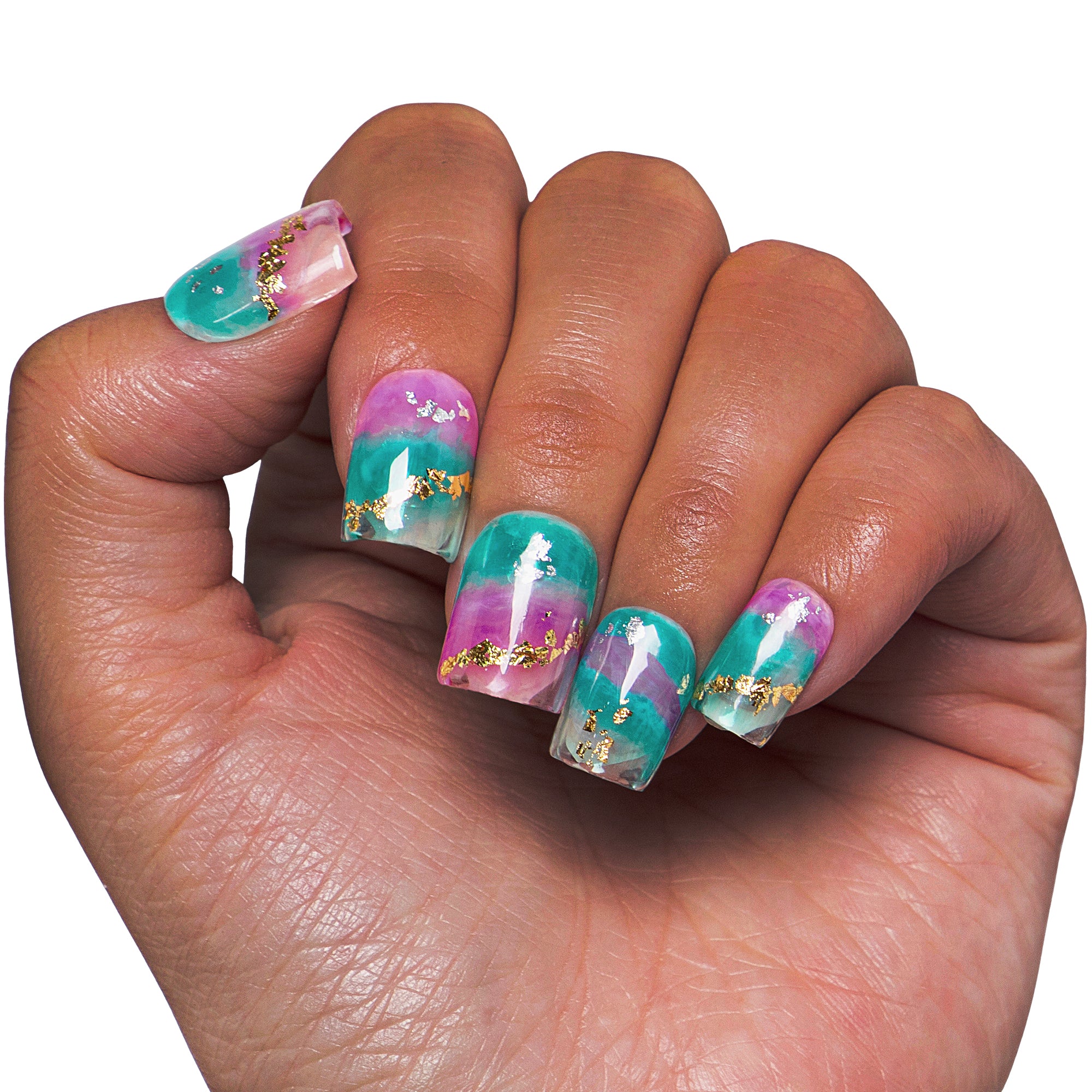Mystic Amethyst Handmade Nails H450