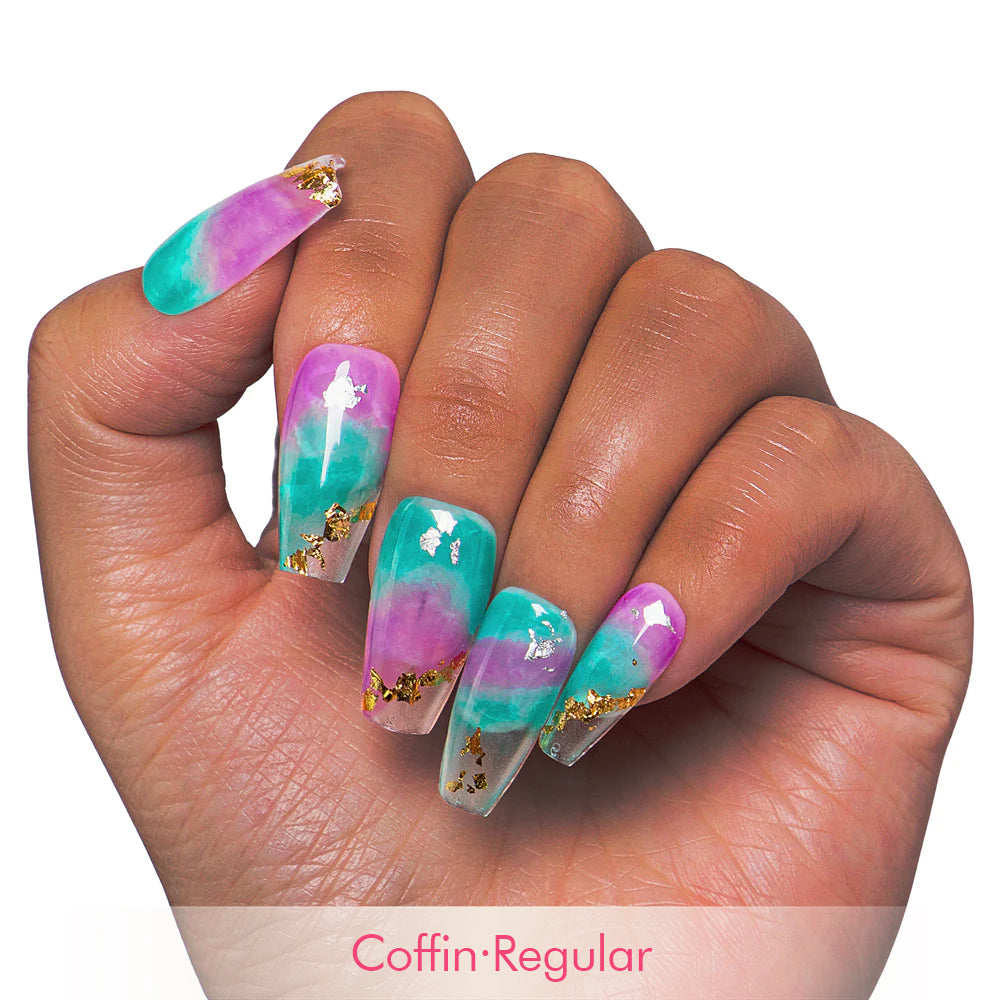 Mystic Amethyst Handmade Nails H450