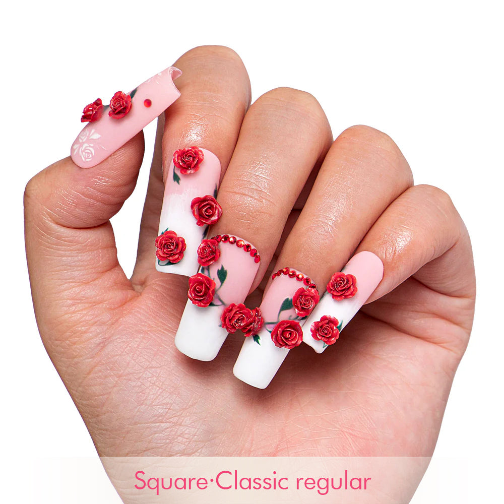 Vintage Elegance Handmade Nails H452