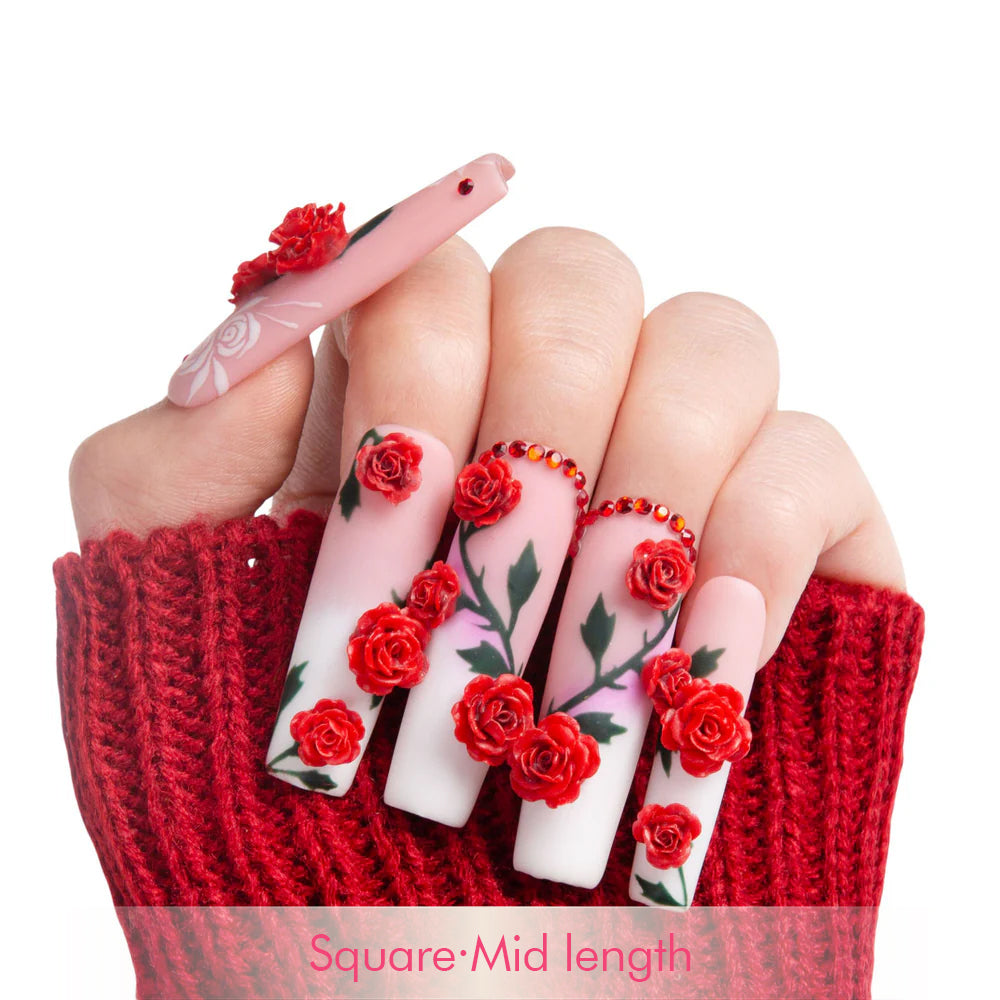 Vintage Elegance Handmade Nails H452