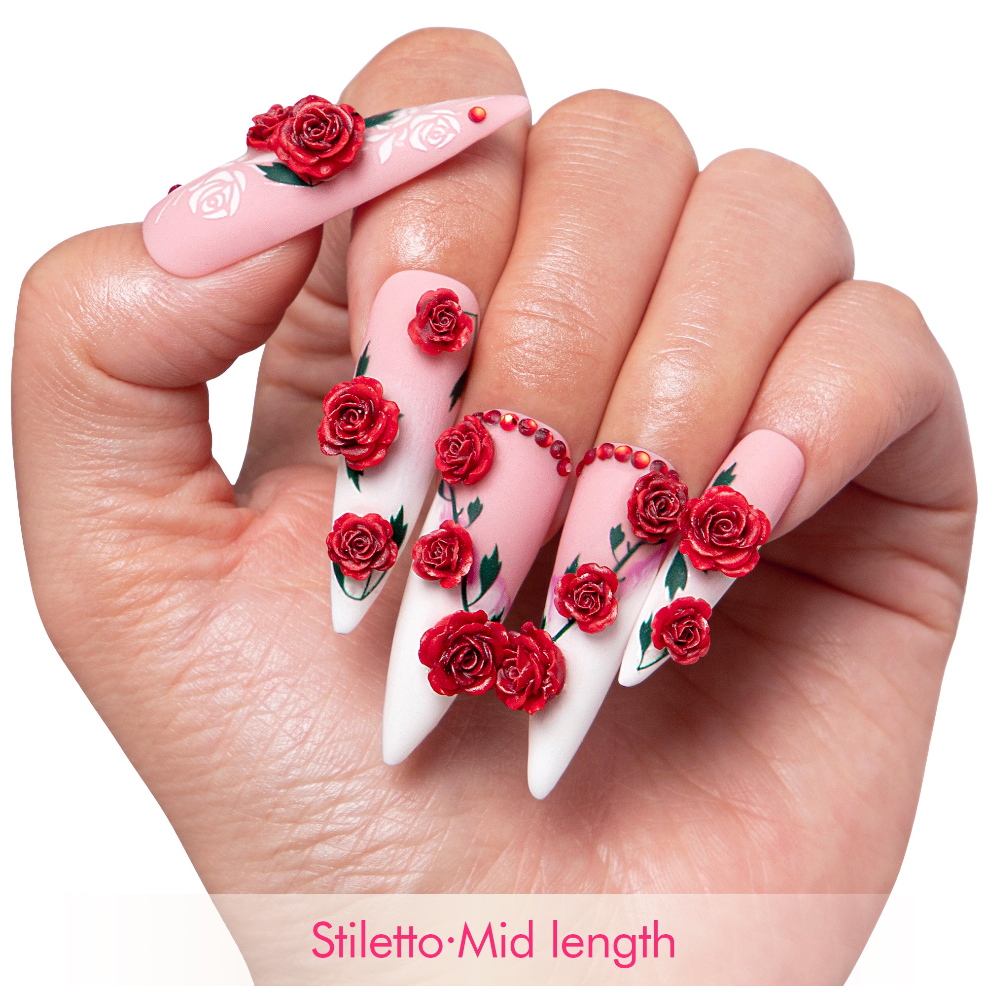Vintage Elegance Handmade Nails H452