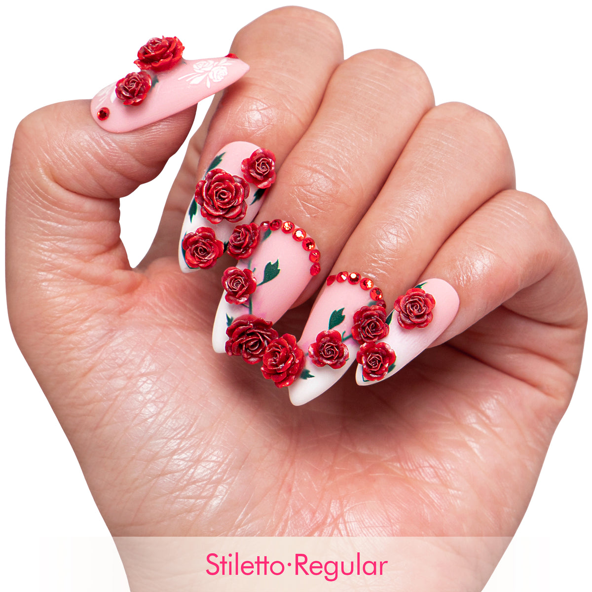 Vintage Elegance Handmade Nails H452