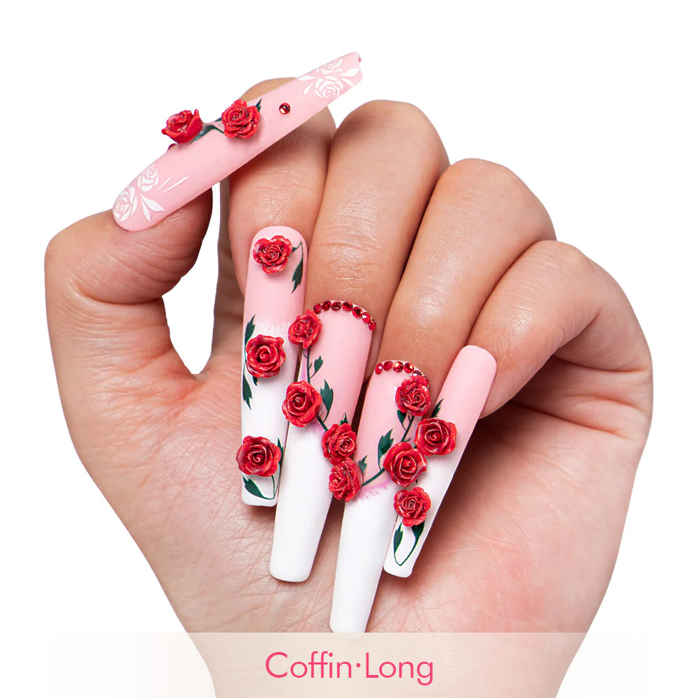 Vintage Elegance Handmade Nails H452