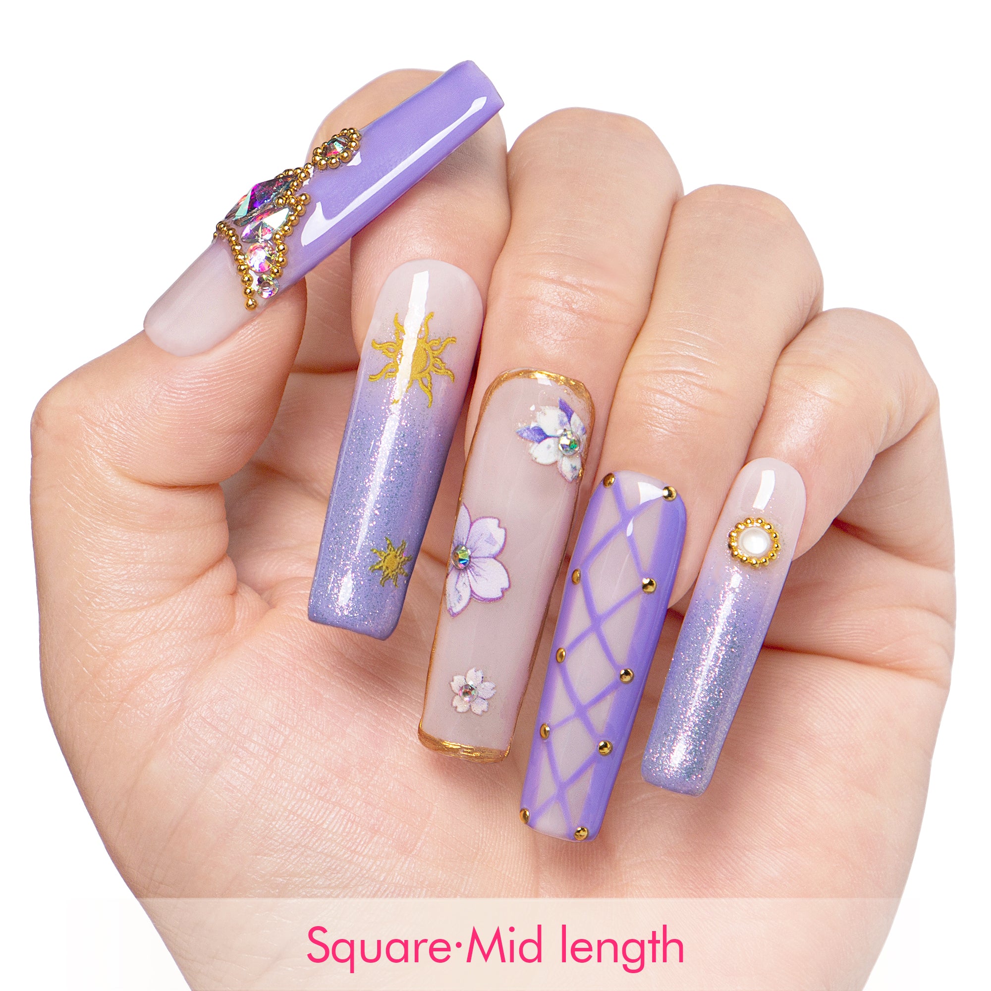 Happily Ever After Handmade Nails H454