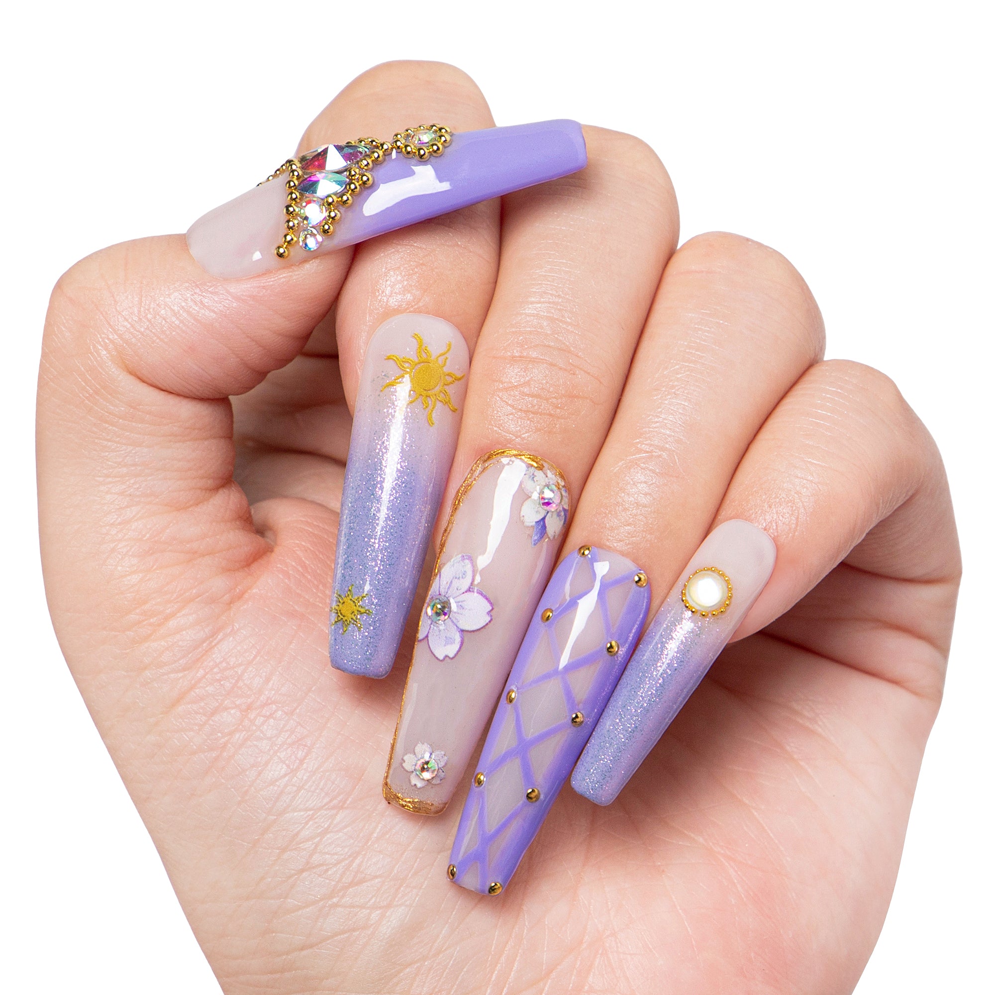Happily Ever After Handmade Nails H454