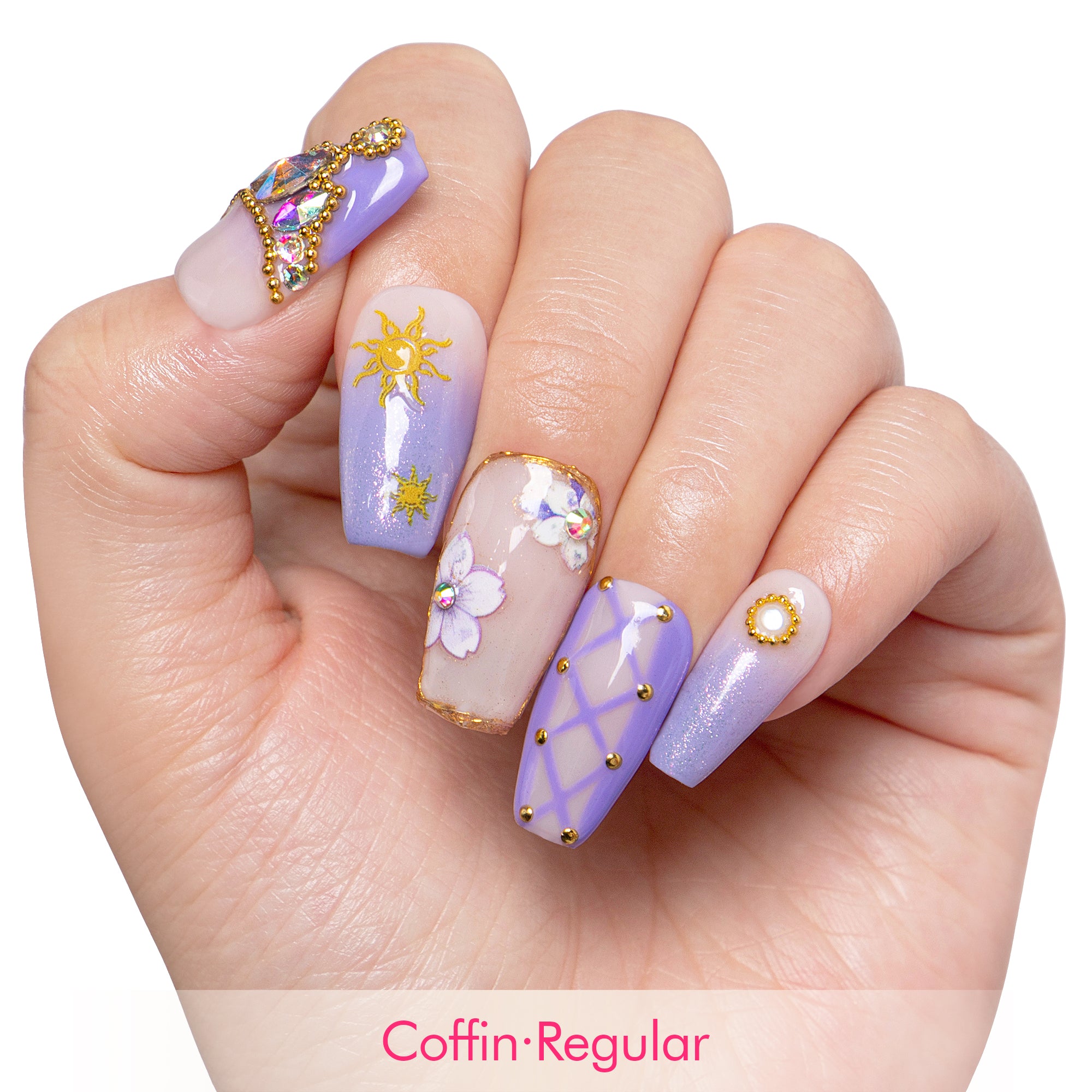 Happily Ever After Handmade Nails H454