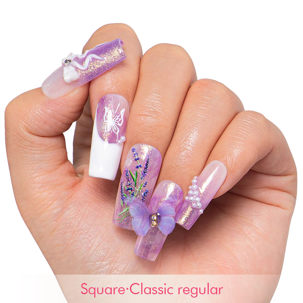 Butterfly Spell Handmade Nails H461