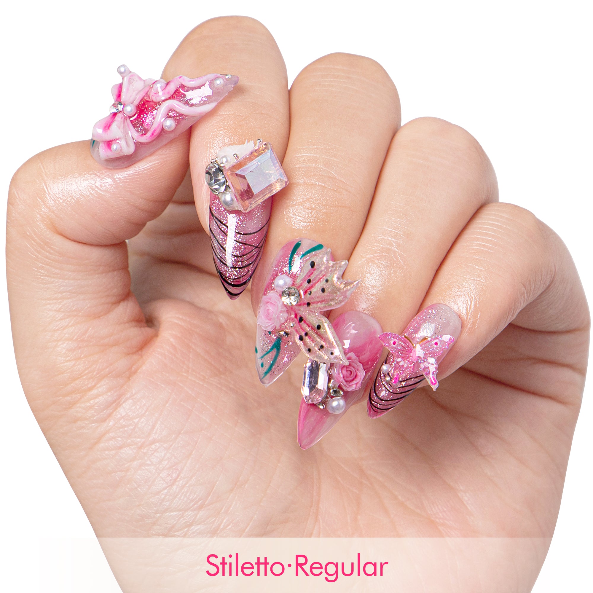 Victorian’s  Dreams Handmade Nails H462