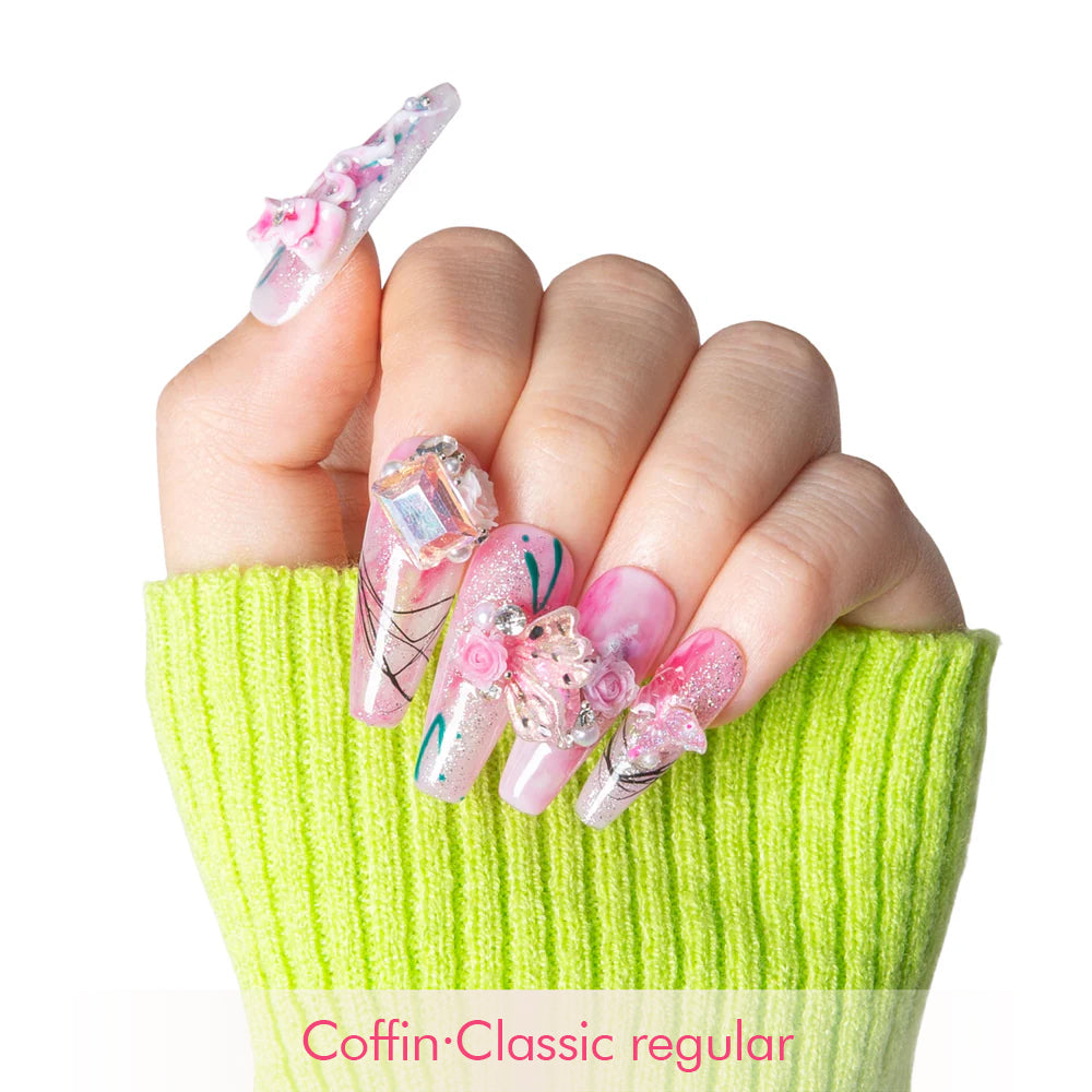 Victorian’s  Dreams Handmade Nails H462