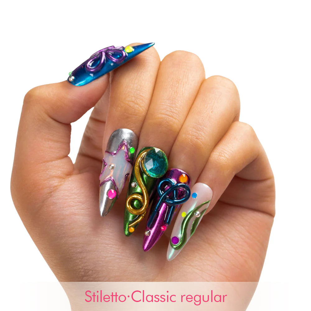 Cosmic Cypher Handmade Nails H464