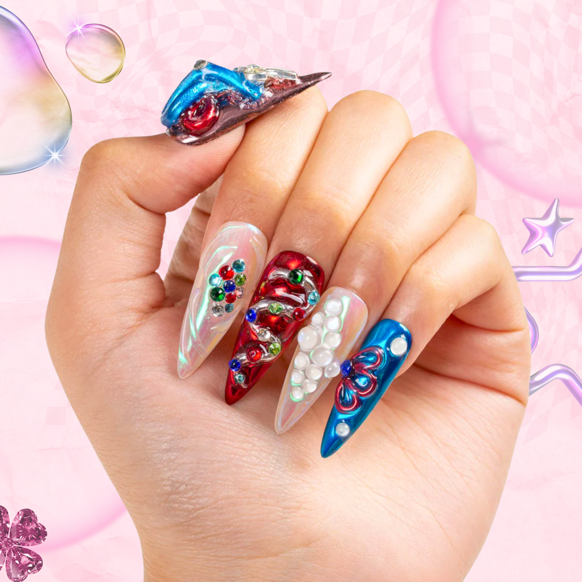 Velvet Voltage Handmade Nails H466
