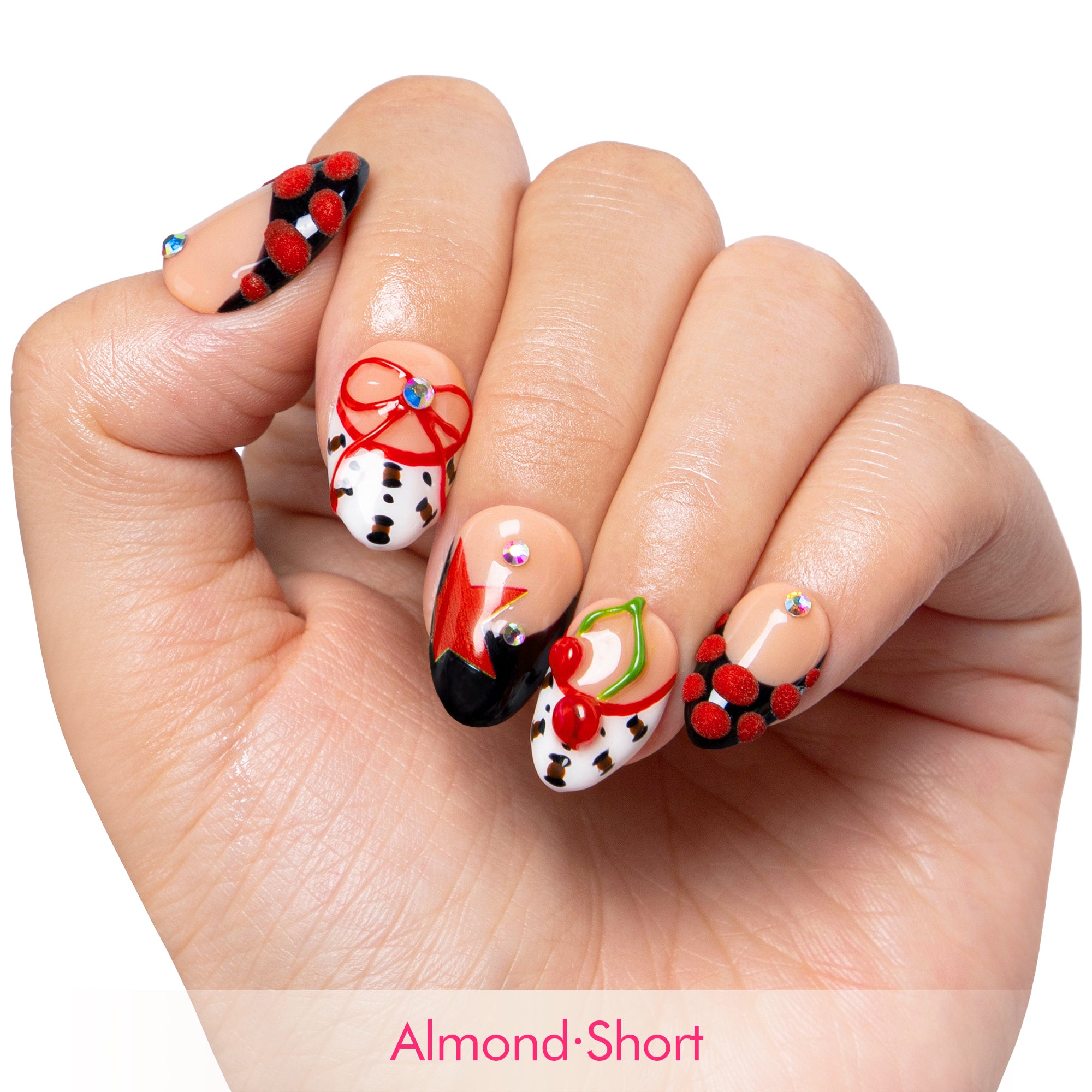 Cherry Bombshell Handmade Nails H467
