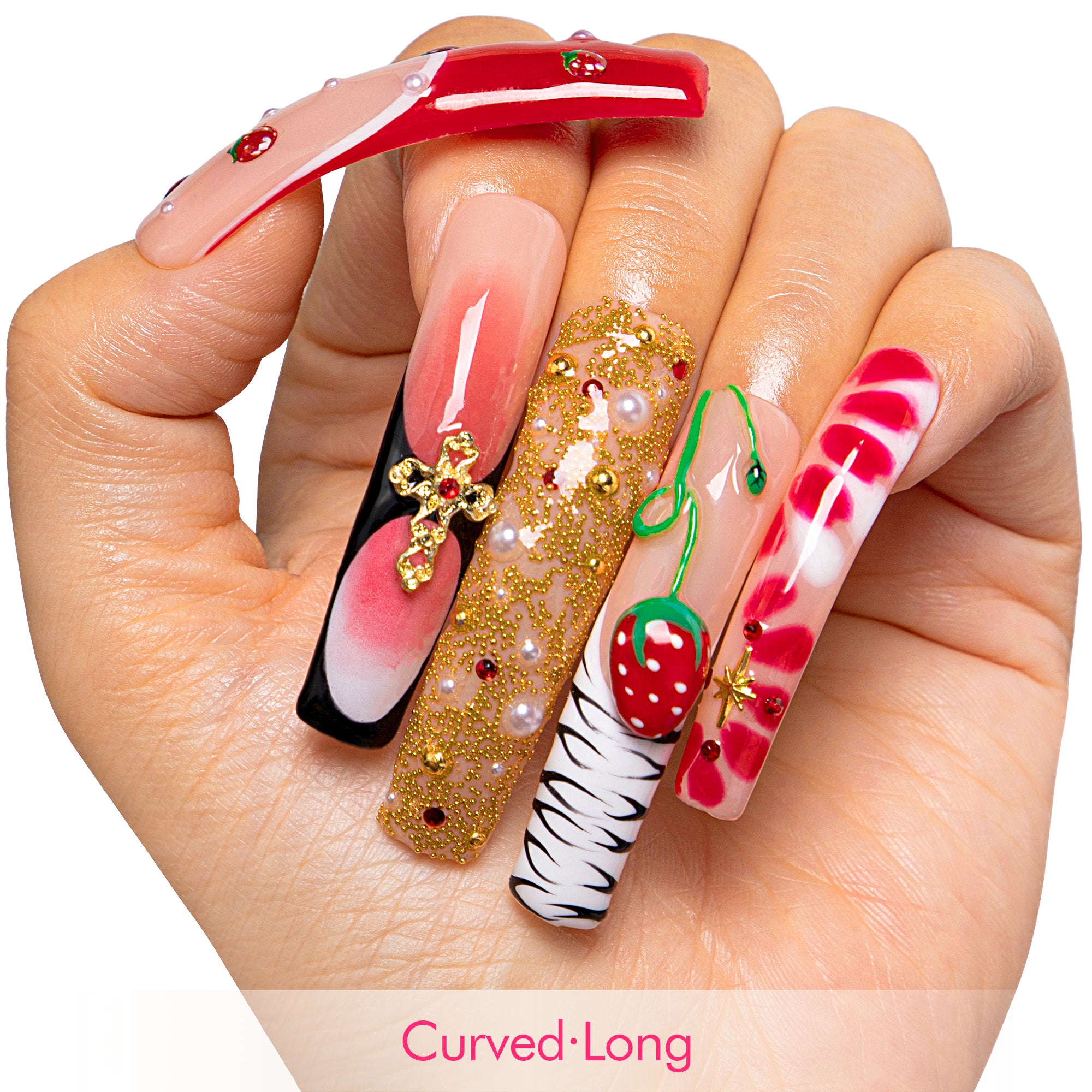 Eversweet Glitz Handmade Nails H469