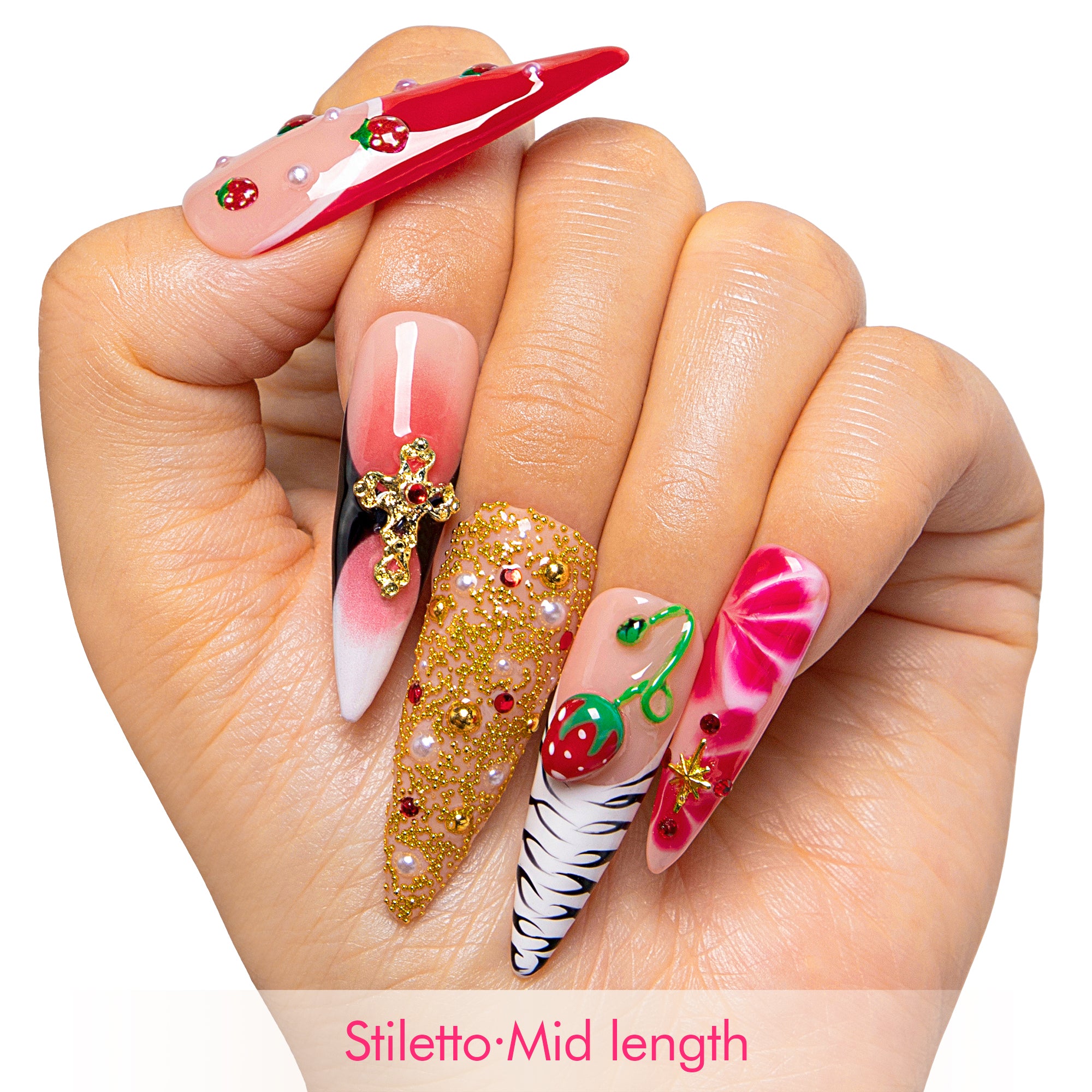 Eversweet Glitz Handmade Nails H469
